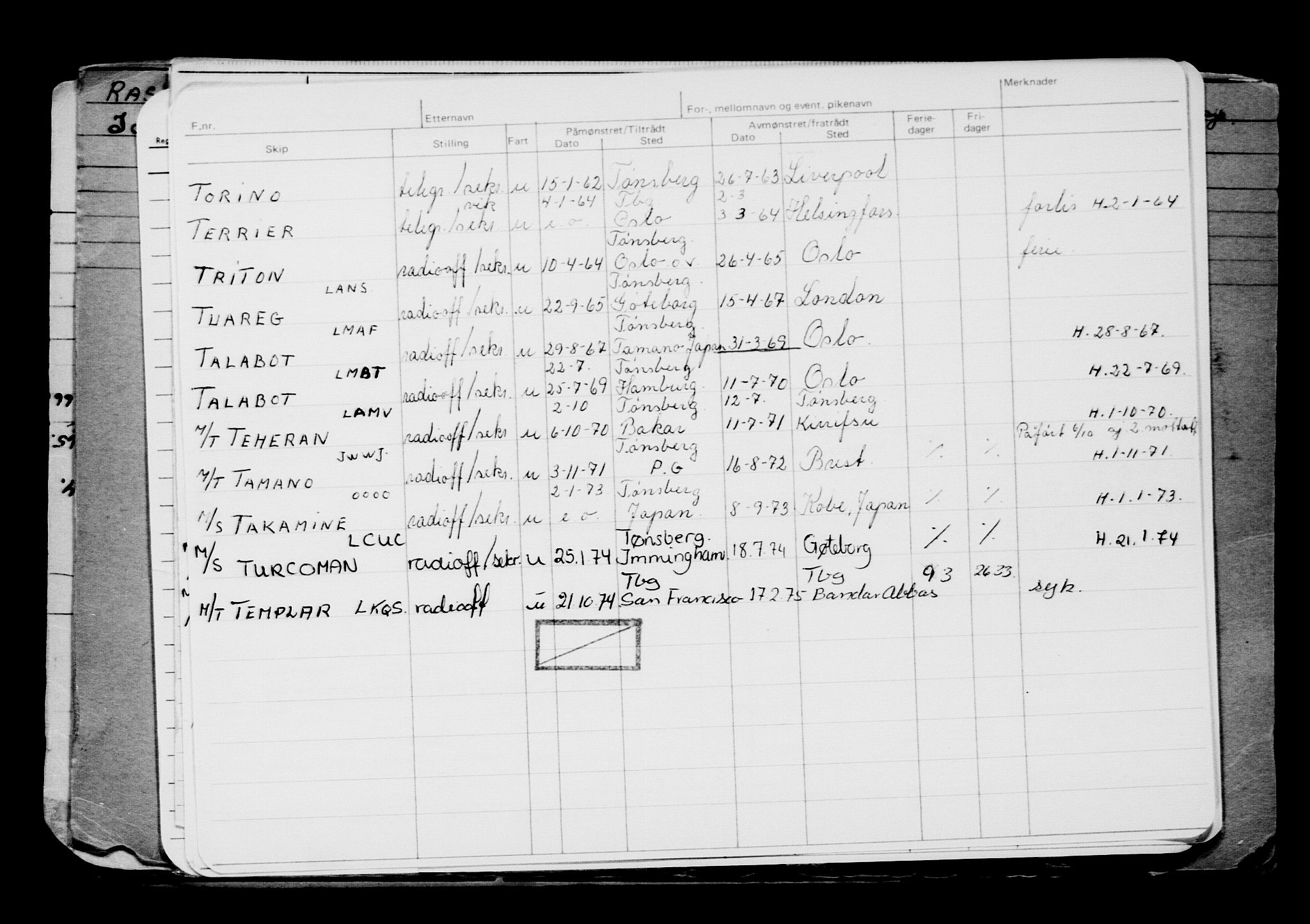 Direktoratet for sjømenn, AV/RA-S-3545/G/Gb/L0168: Hovedkort, 1919, p. 394