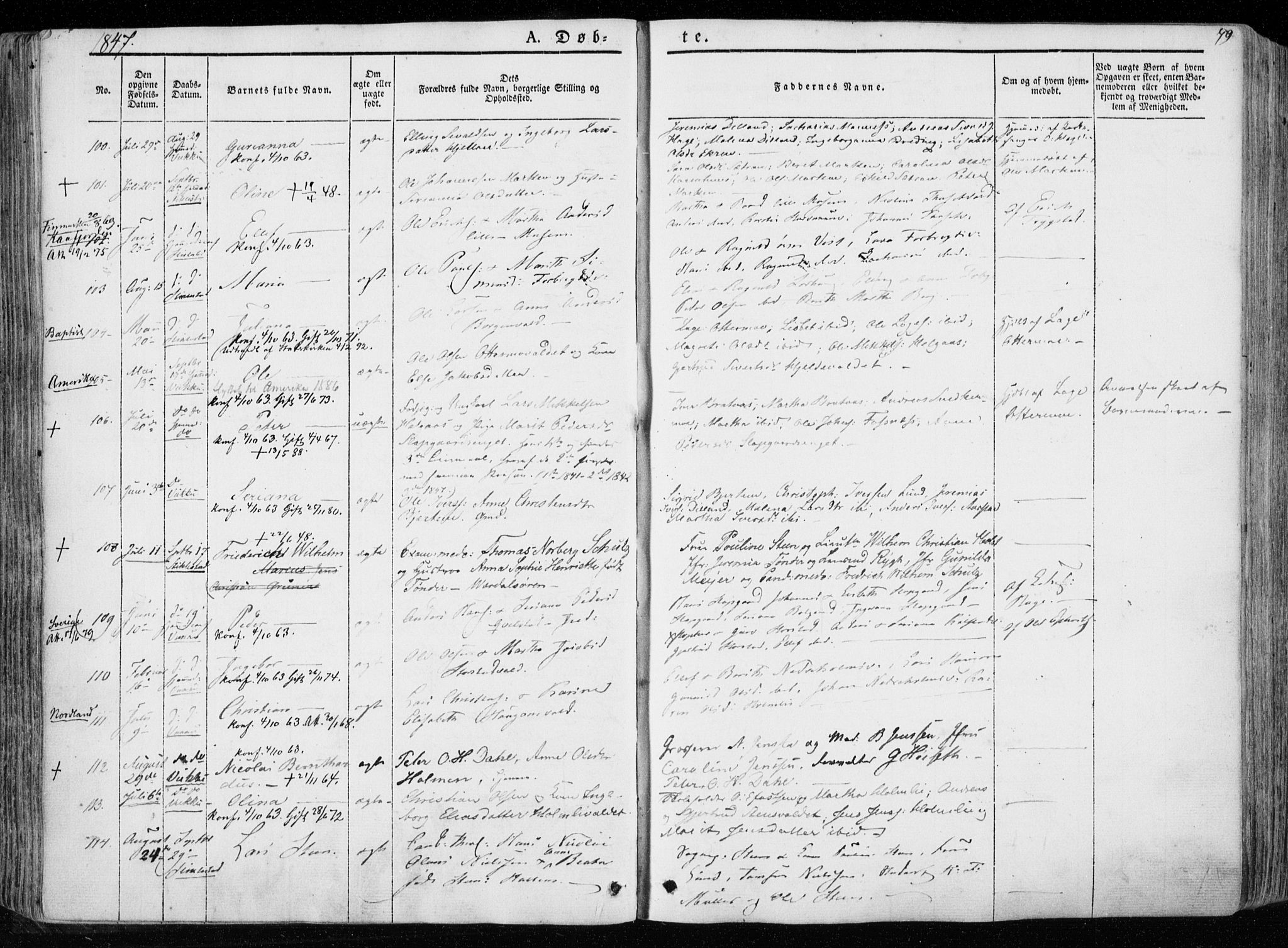 Ministerialprotokoller, klokkerbøker og fødselsregistre - Nord-Trøndelag, SAT/A-1458/723/L0239: Parish register (official) no. 723A08, 1841-1851, p. 79