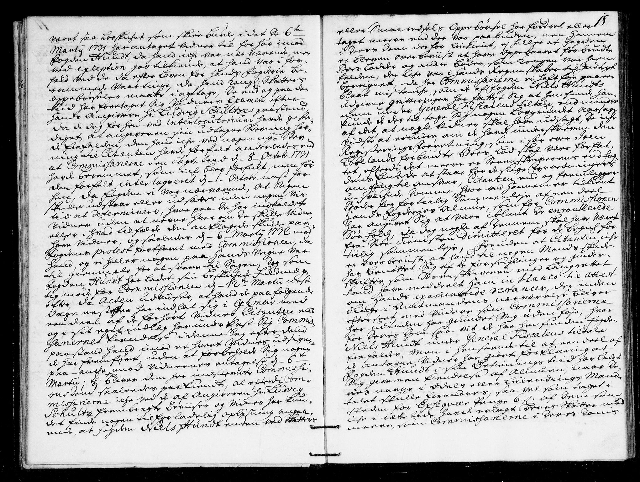 Overhoffretten 1667-1797, AV/RA-EA-2884/Ac/L0169: Voteringsprotokoll, 1734, p. 17b-18a