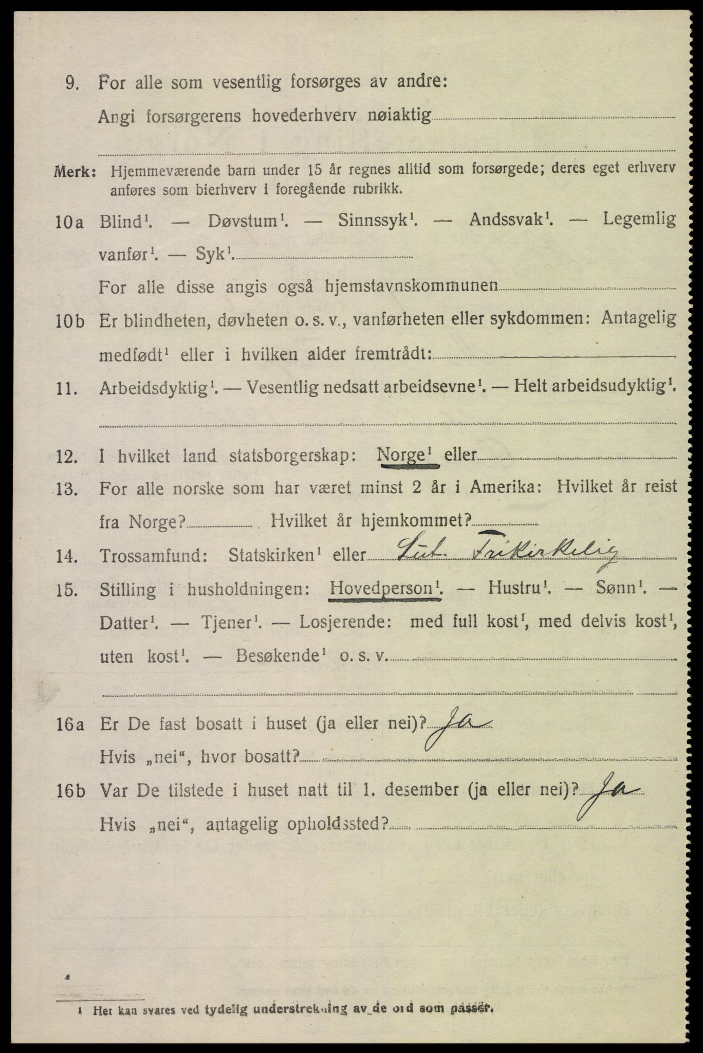 SAK, 1920 census for Øvrebø, 1920, p. 1459