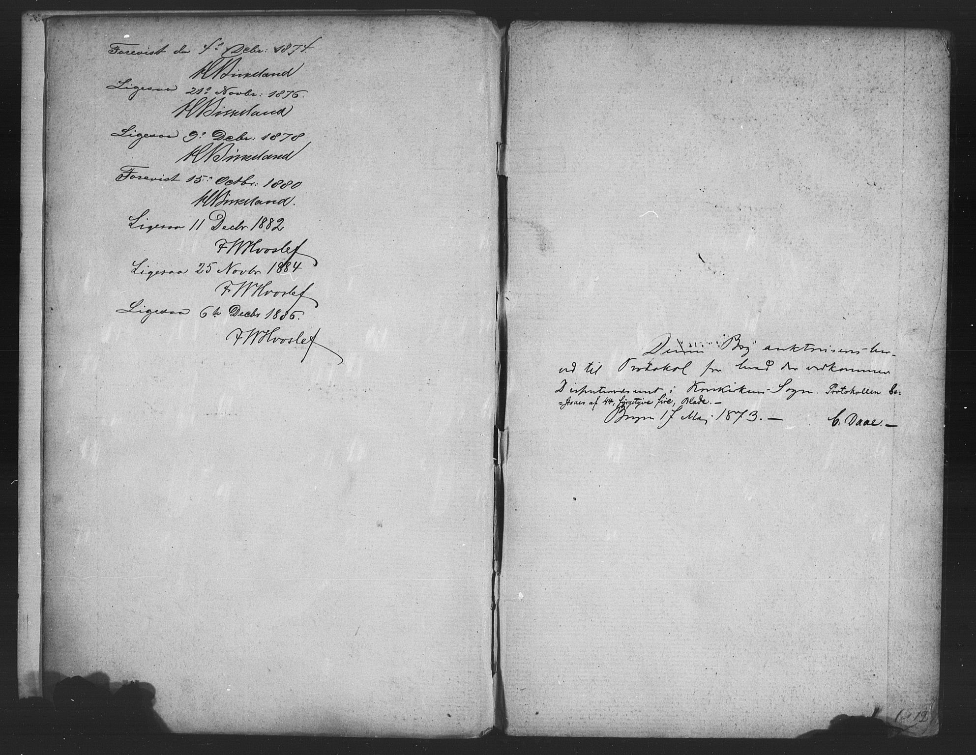 Korskirken sokneprestembete, SAB/A-76101/H/Haa/L0051: Parish register (official) no. G 1, 1871-1886