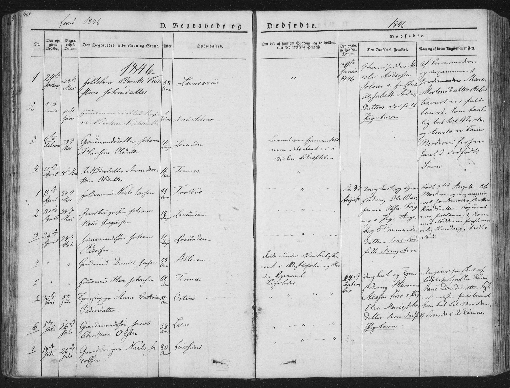 Ministerialprotokoller, klokkerbøker og fødselsregistre - Nordland, SAT/A-1459/839/L0566: Parish register (official) no. 839A03, 1825-1862, p. 468