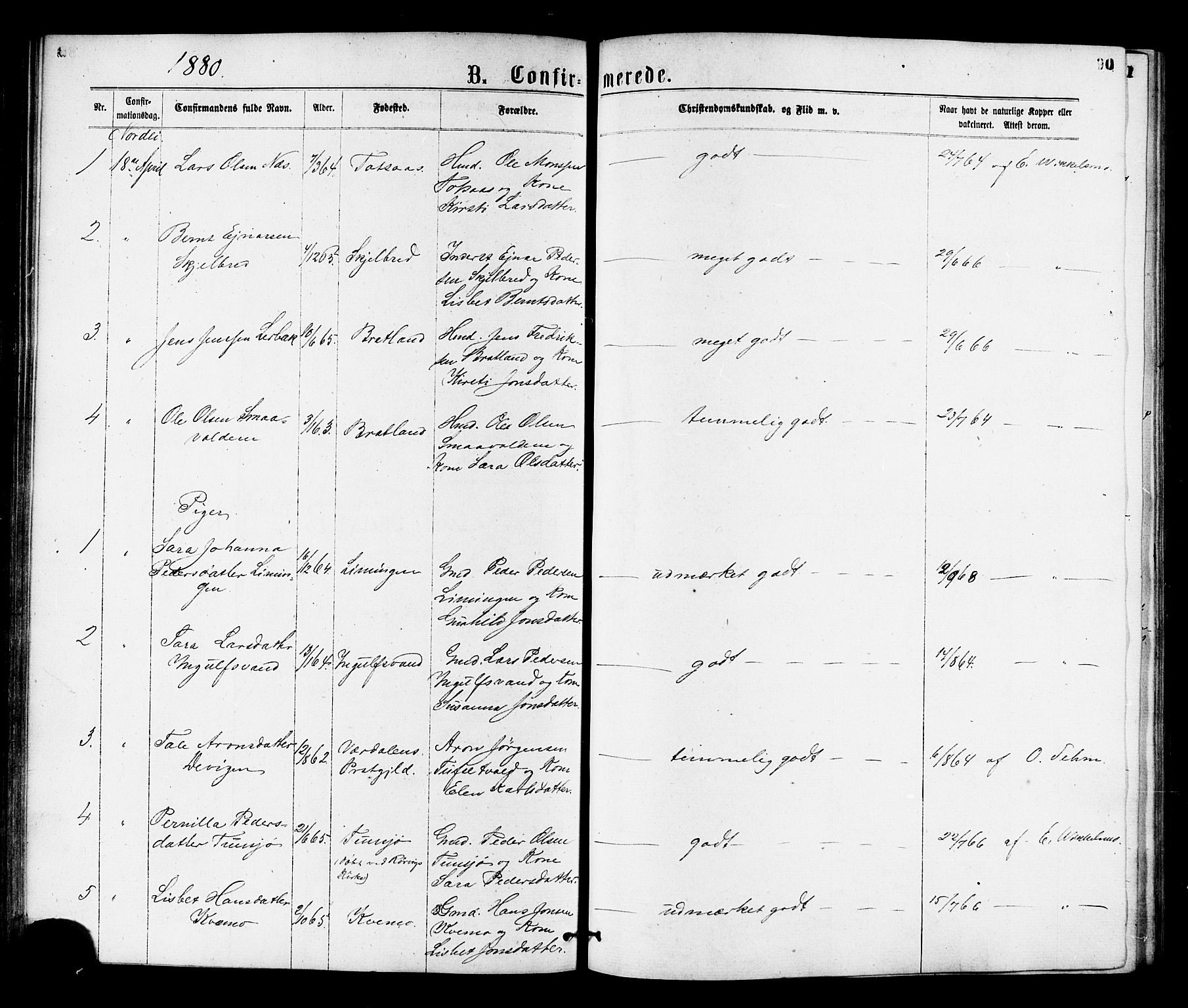 Ministerialprotokoller, klokkerbøker og fødselsregistre - Nord-Trøndelag, AV/SAT-A-1458/755/L0493: Parish register (official) no. 755A02, 1865-1881, p. 90