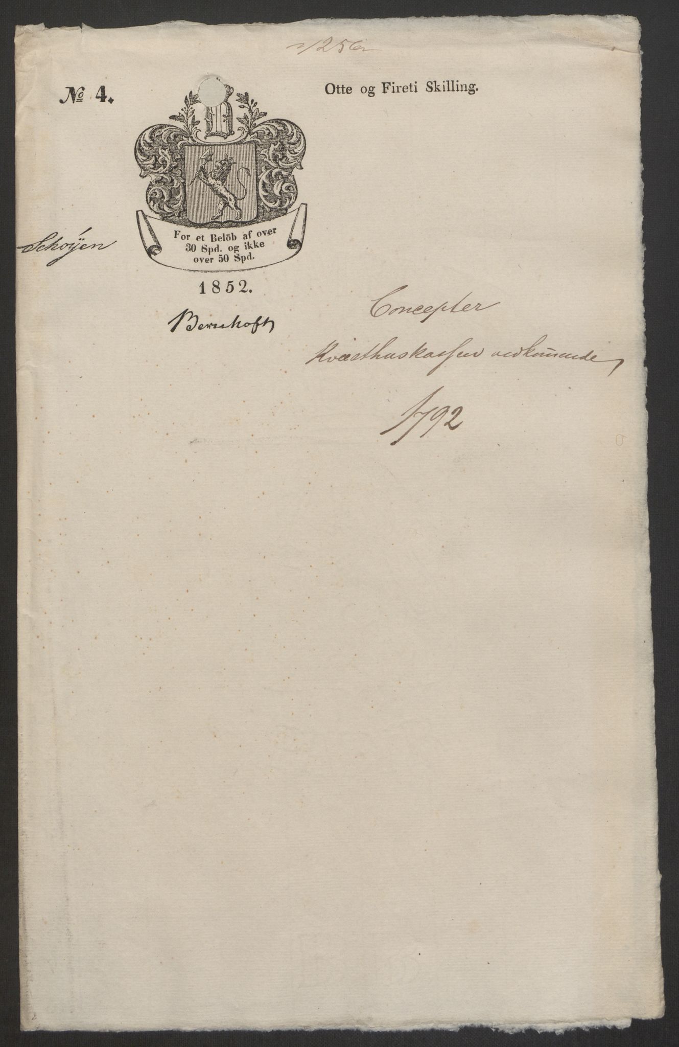 Forsvaret, Den norske kvesthuskasse/krigshospitalkasse, AV/RA-RAFA-1887/F/Fa/L0008: Konsepter, 1790-1793, p. 711