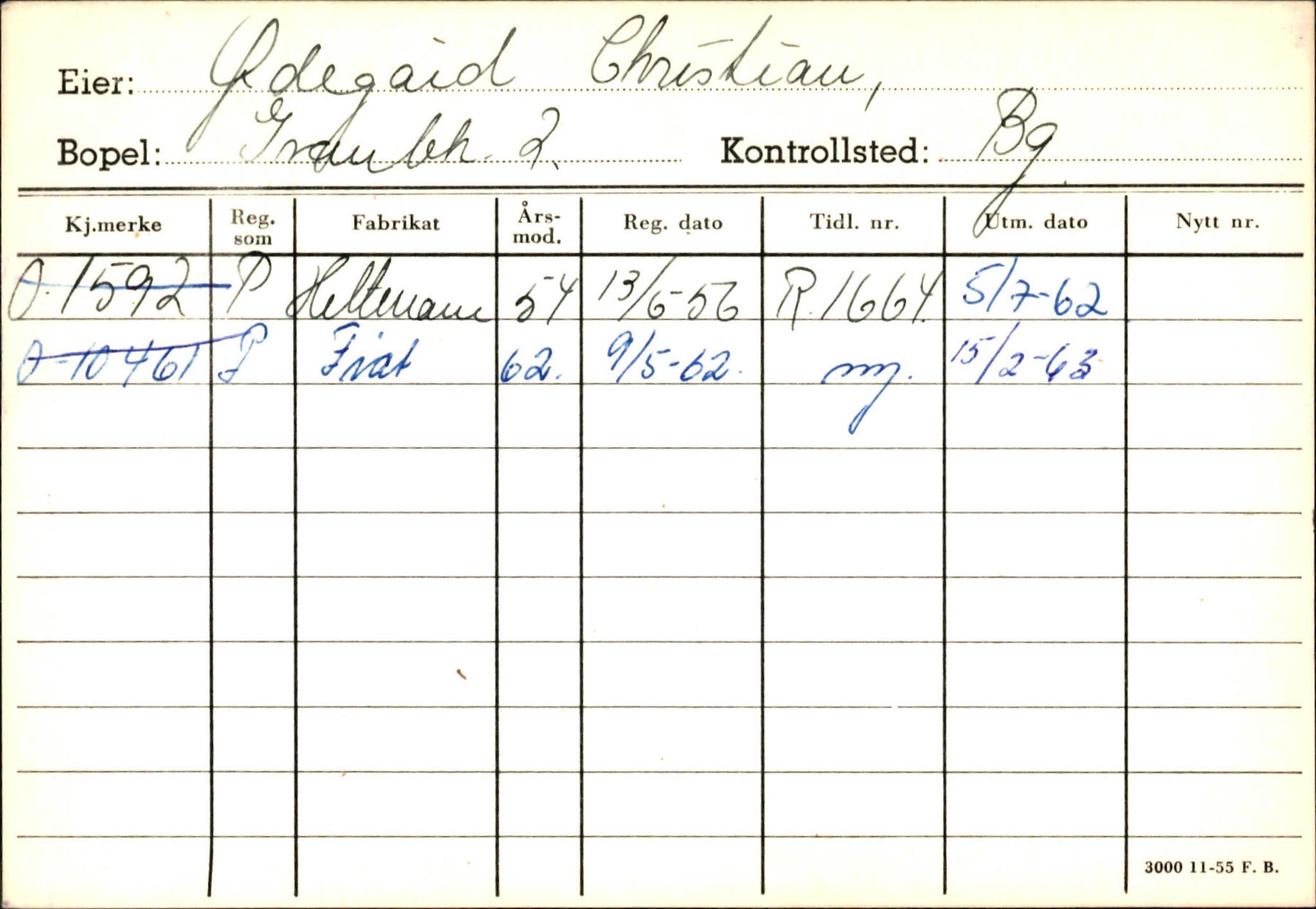 Statens vegvesen, Hordaland vegkontor, AV/SAB-A-5201/2/Hb/L0037: O-eierkort W-P, 1920-1971, p. 1033