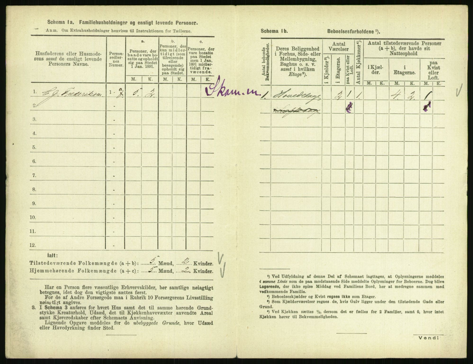 RA, 1891 census for 0801 Kragerø, 1891, p. 925