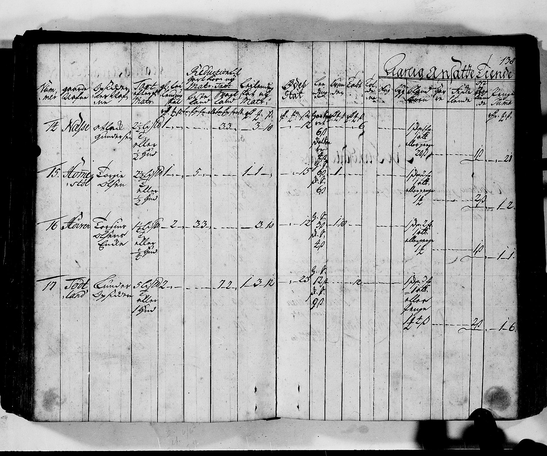 Rentekammeret inntil 1814, Realistisk ordnet avdeling, AV/RA-EA-4070/N/Nb/Nbf/L0130: Lista matrikkelprotokoll, 1723, p. 138