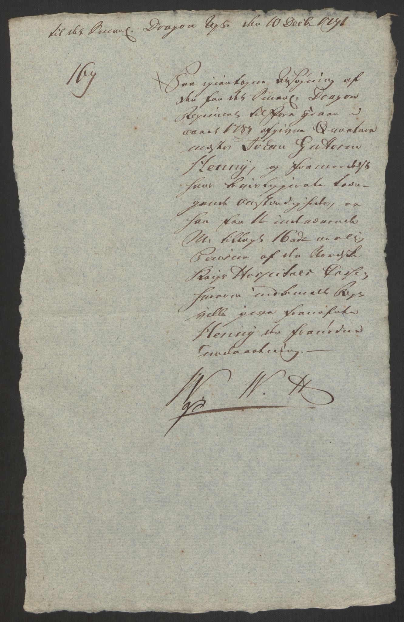 Forsvaret, Den norske kvesthuskasse/krigshospitalkasse, AV/RA-RAFA-1887/F/Fa/L0008: Konsepter, 1790-1793, p. 683