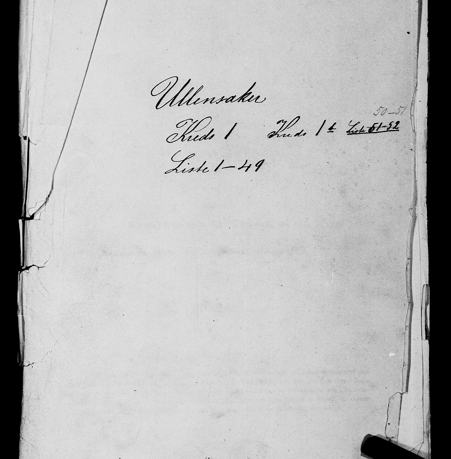 RA, 1875 census for 0235P Ullensaker, 1875, p. 50