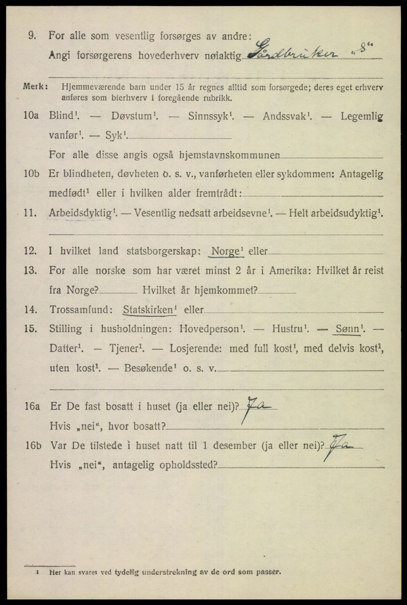 SAK, 1920 census for Finsland, 1920, p. 1793