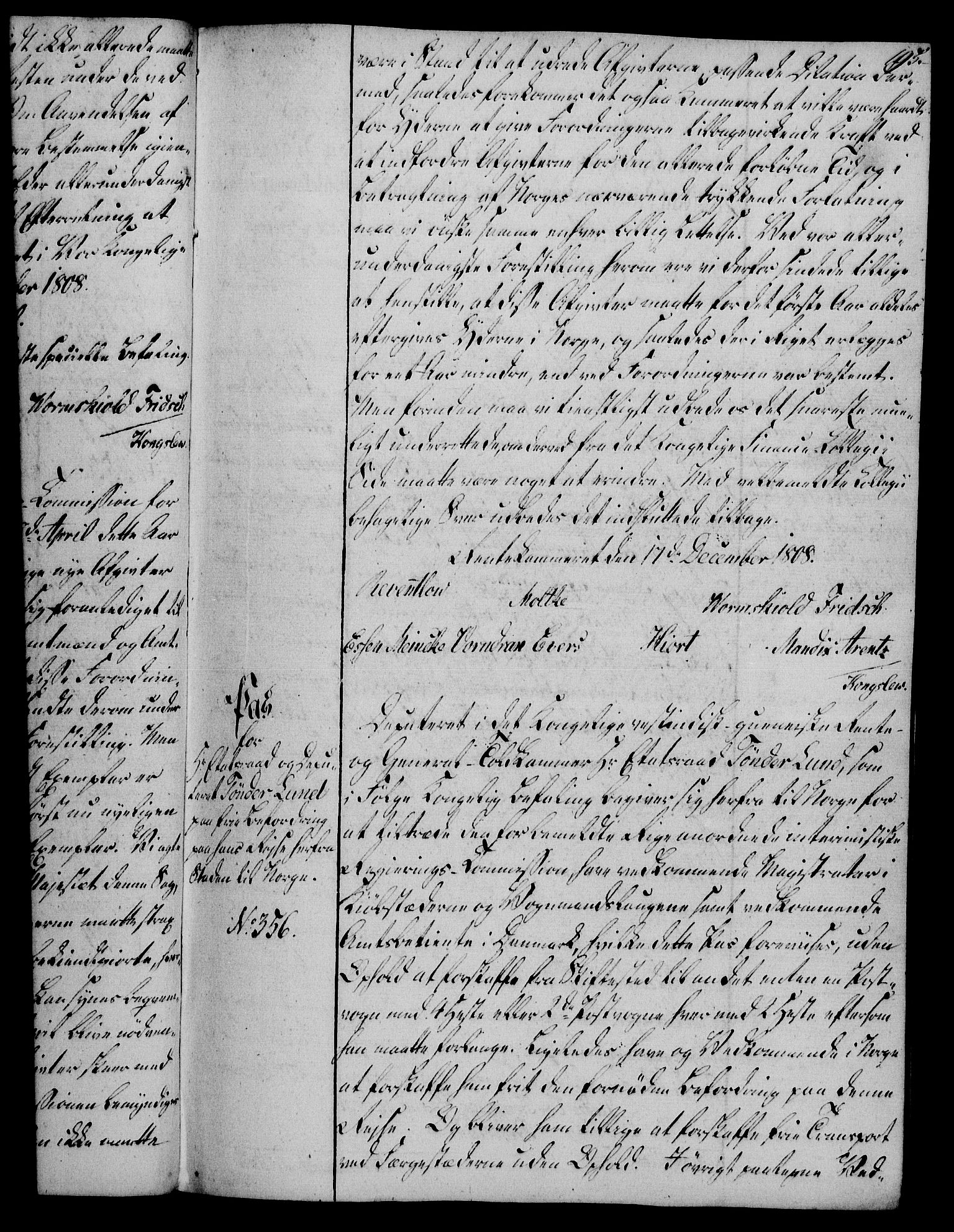 Rentekammeret, Kammerkanselliet, AV/RA-EA-3111/G/Gg/Gga/L0019: Norsk ekspedisjonsprotokoll med register (merket RK 53.19), 1807-1810, p. 195