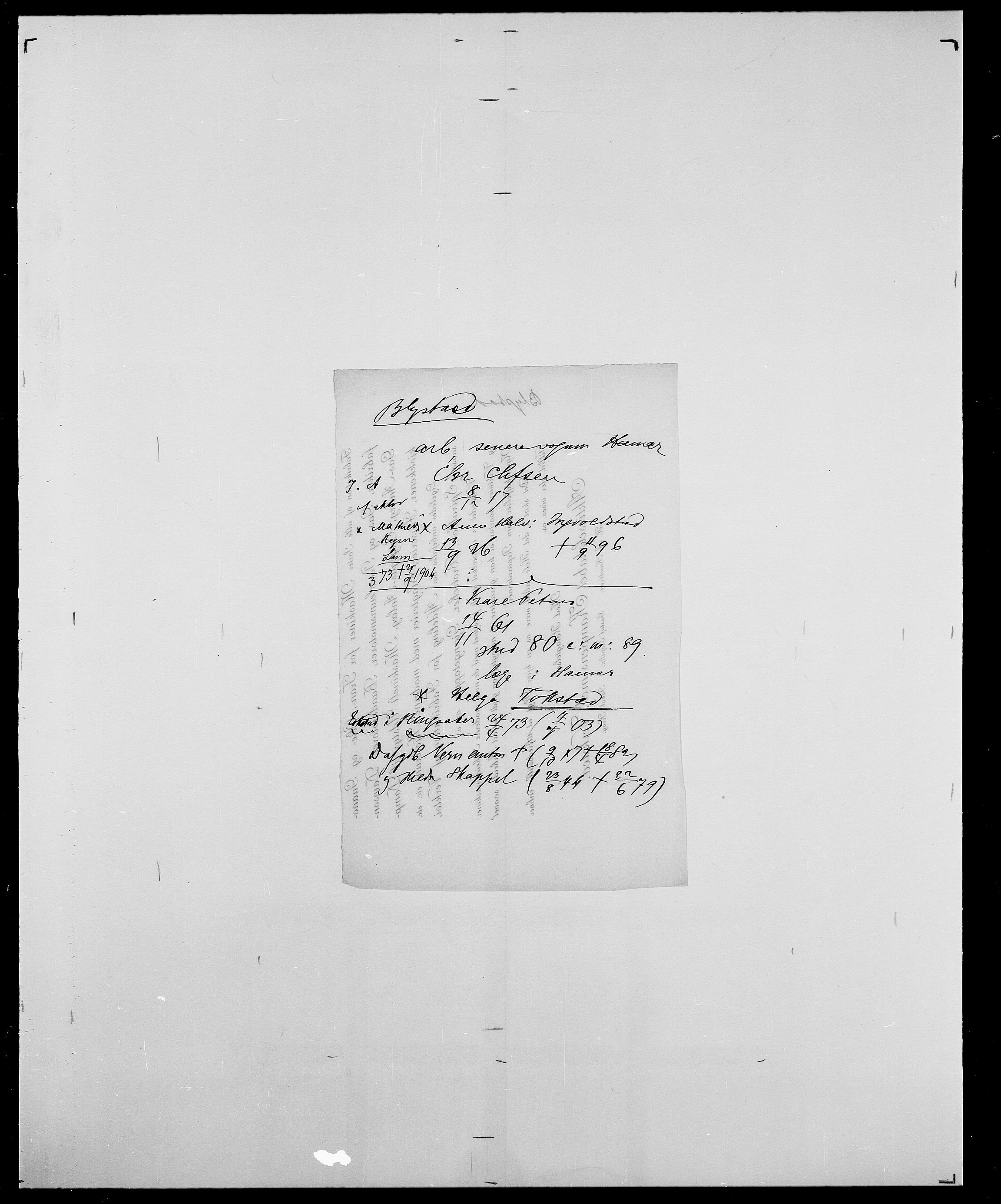 Delgobe, Charles Antoine - samling, SAO/PAO-0038/D/Da/L0004: Bergendahl - Blære, p. 807