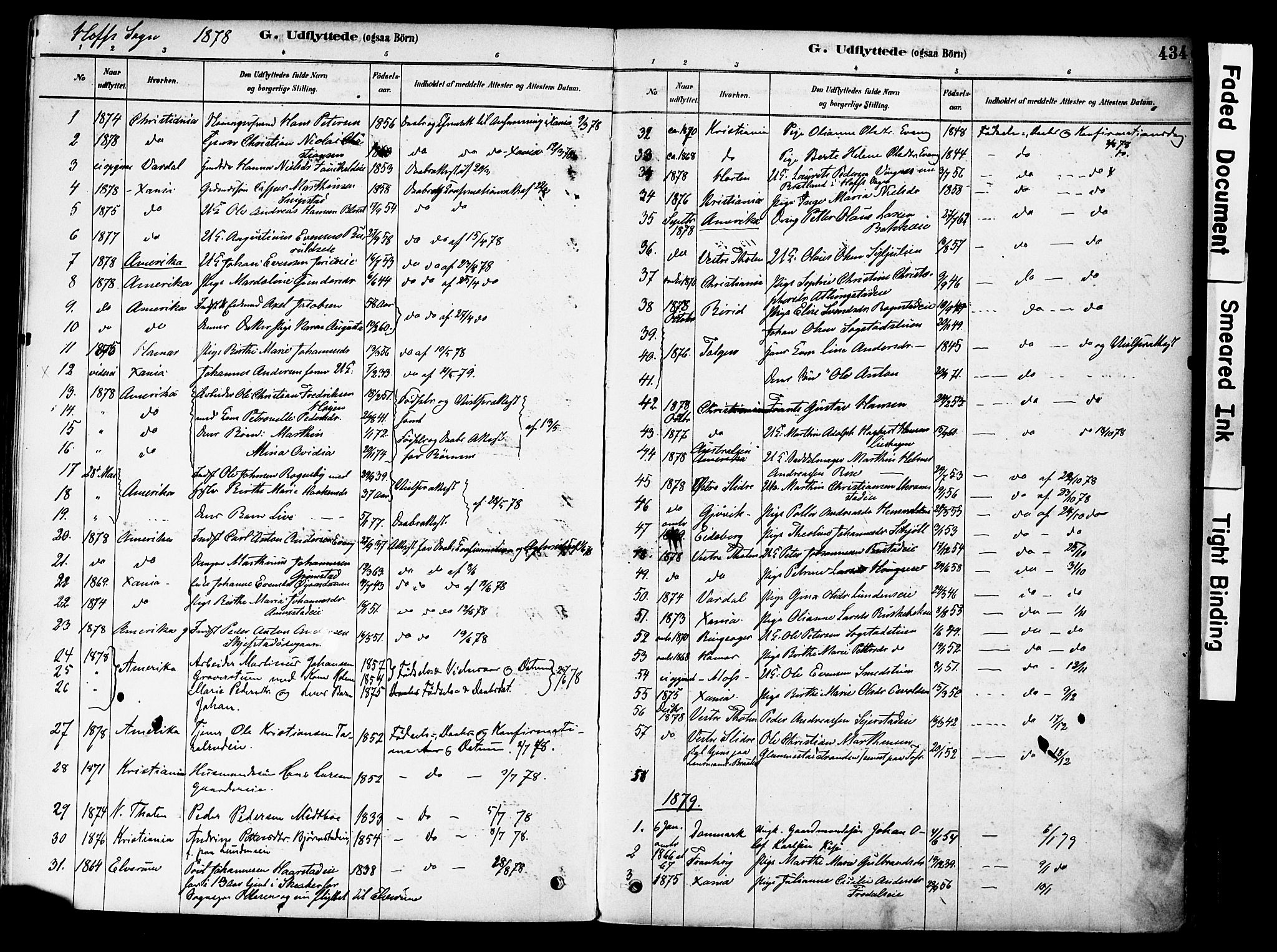 Østre Toten prestekontor, AV/SAH-PREST-104/H/Ha/Haa/L0006: Parish register (official) no. 6 /1, 1878-1896, p. 434