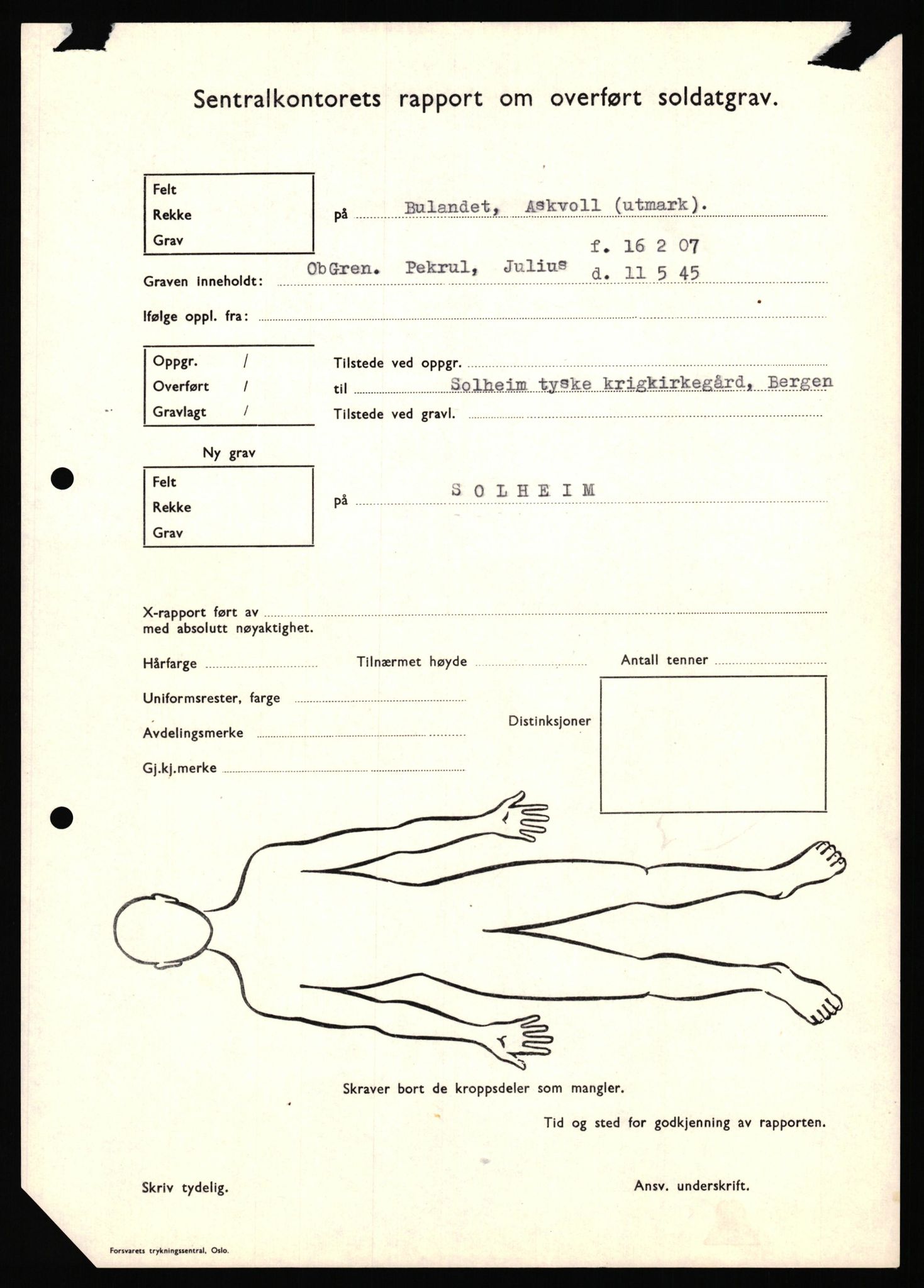 Krigsgravtjenesten, AV/RA-S-7020/D/Da/L0039: Tyske krigsgraver, 1945-1963, p. 228