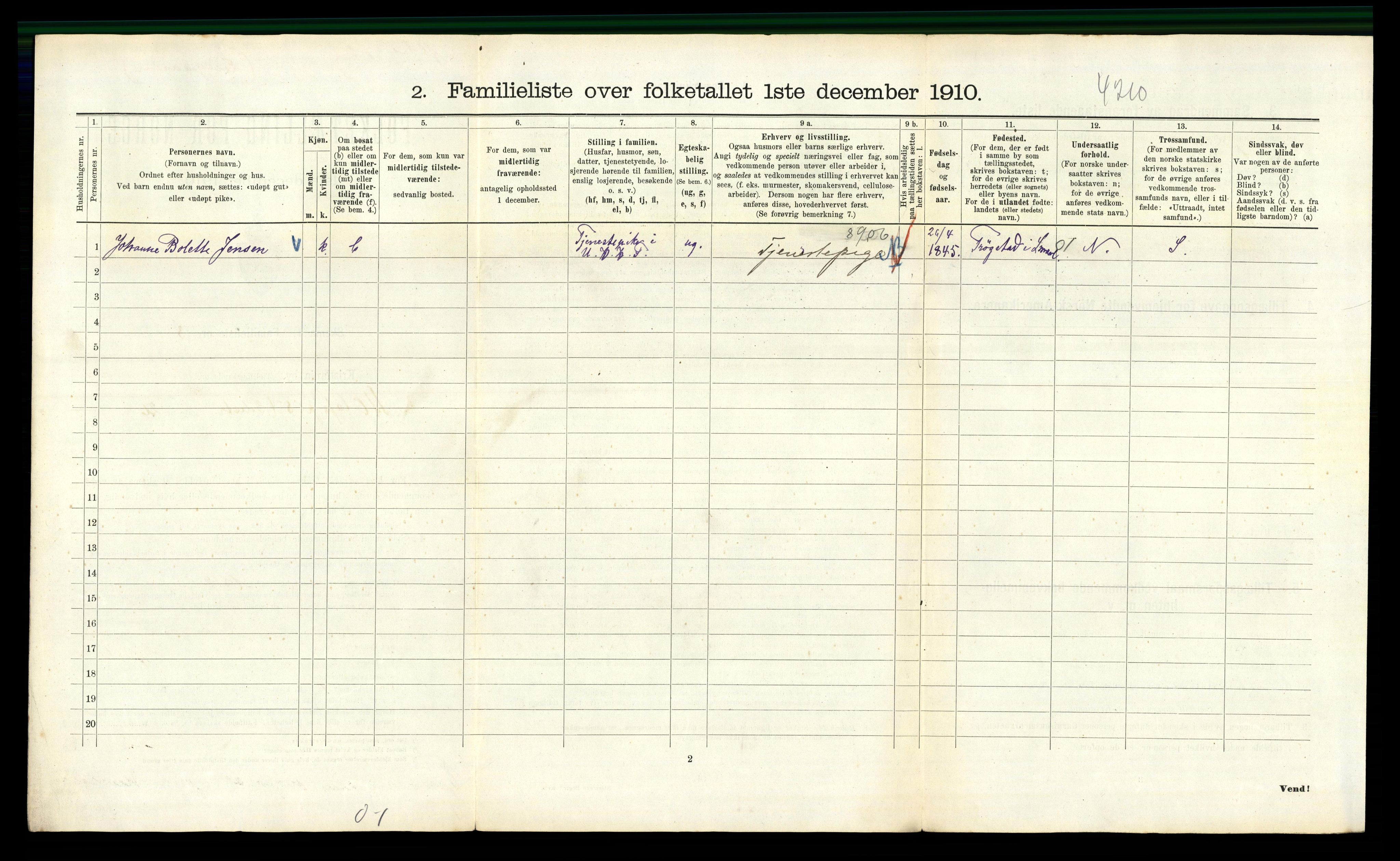 RA, 1910 census for Kristiania, 1910, p. 96942