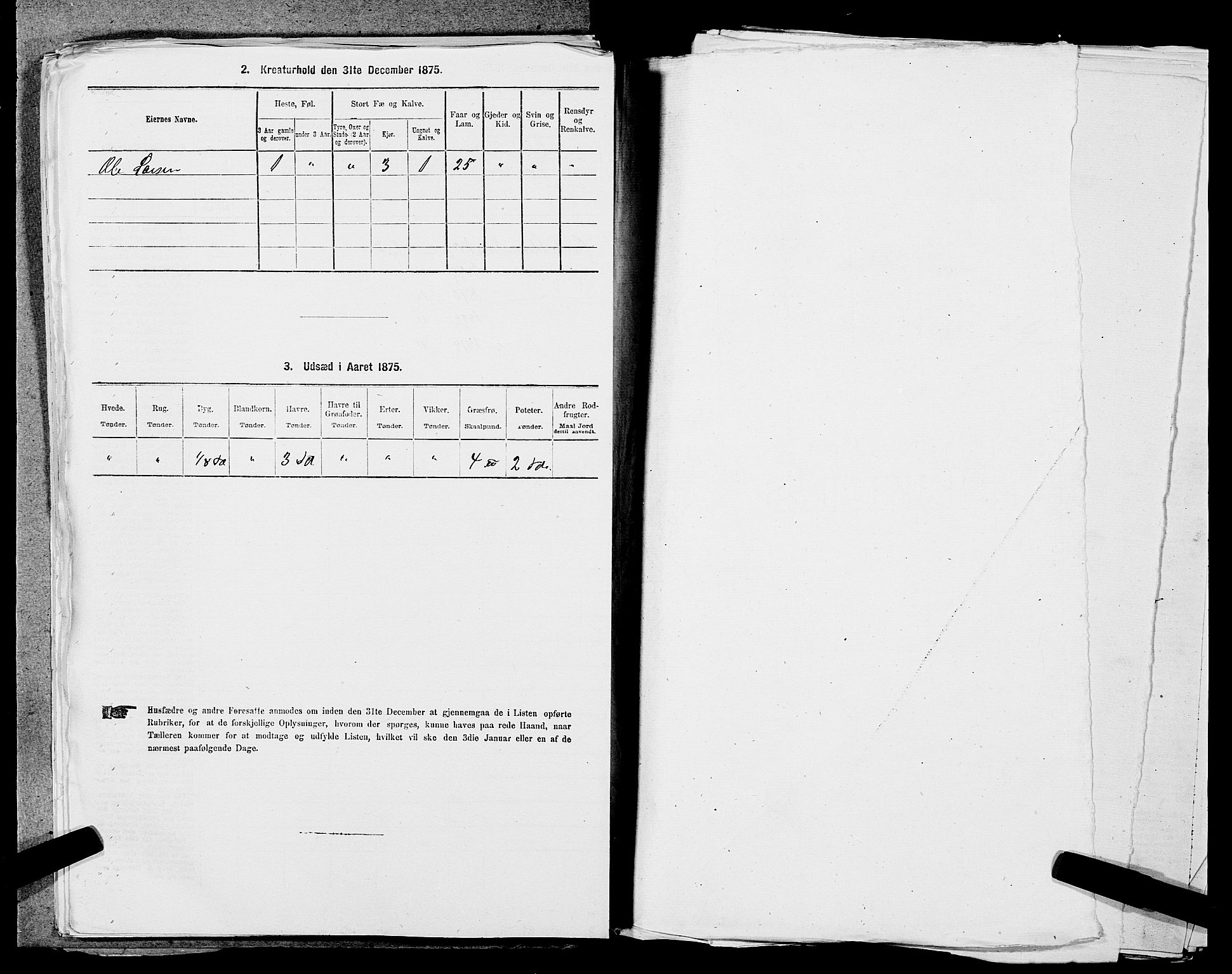 SAST, 1875 census for 1121P Lye, 1875, p. 707