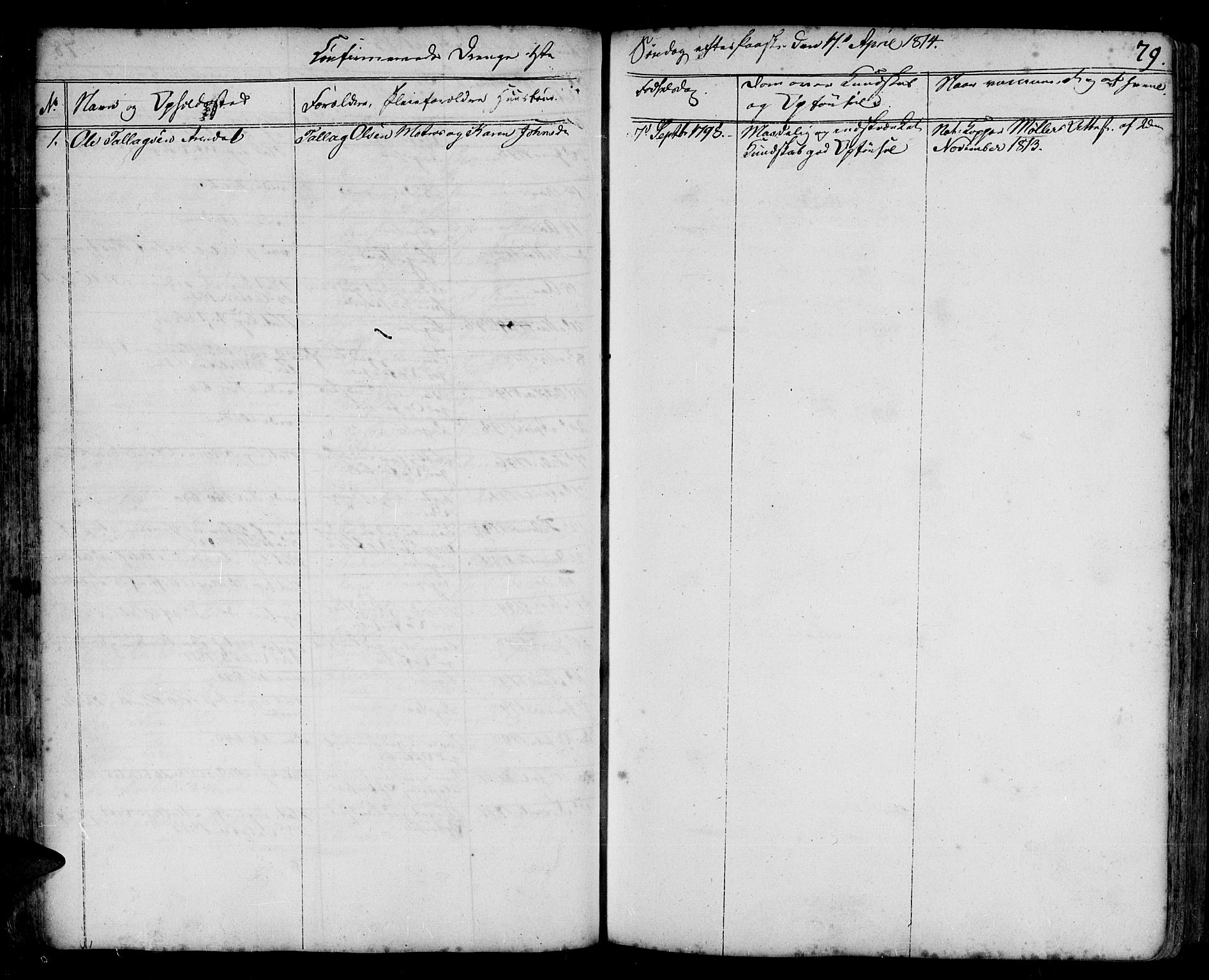 Arendal sokneprestkontor, Trefoldighet, SAK/1111-0040/F/Fa/L0001: Parish register (official) no. A 1, 1703-1815, p. 79