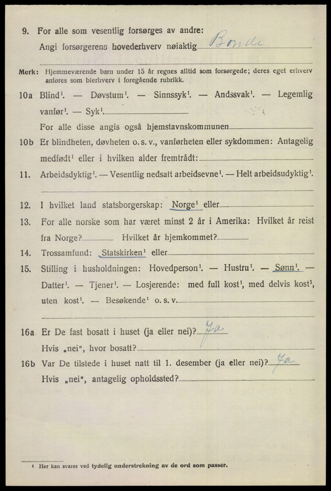 SAKO, 1920 census for Ål, 1920, p. 5431