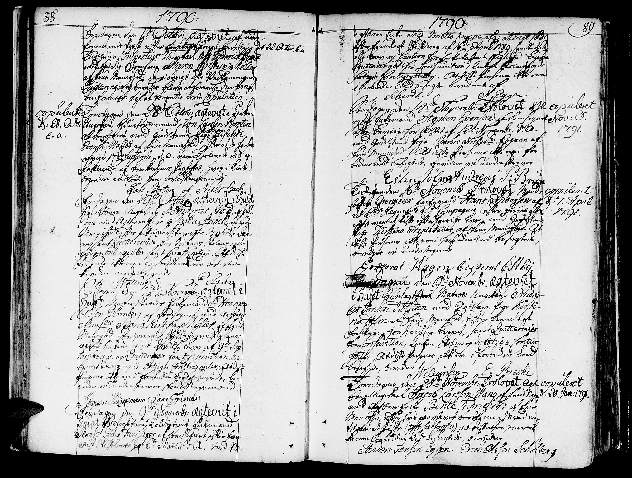 Ministerialprotokoller, klokkerbøker og fødselsregistre - Sør-Trøndelag, SAT/A-1456/602/L0105: Parish register (official) no. 602A03, 1774-1814, p. 88-89