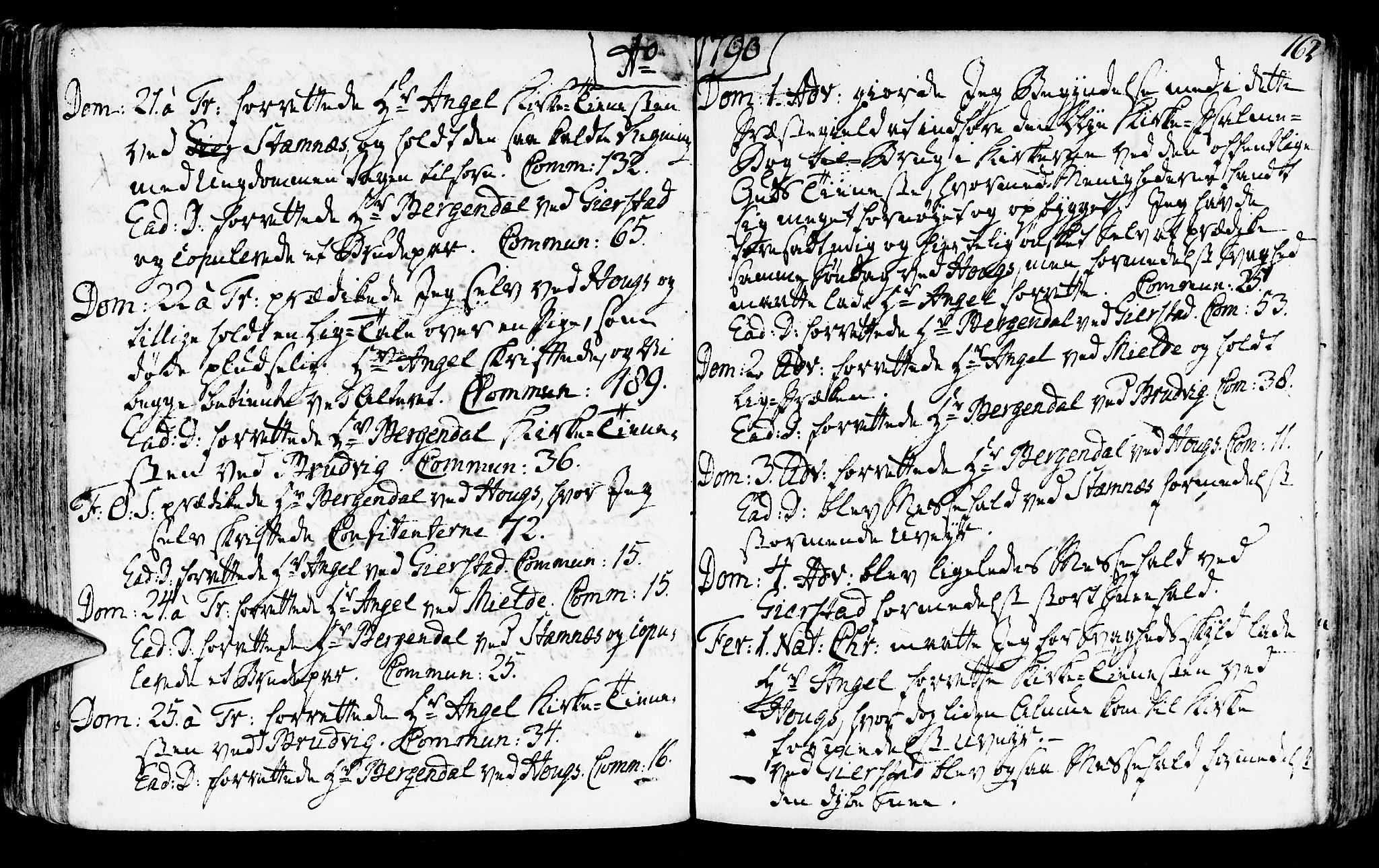 Haus sokneprestembete, AV/SAB-A-75601/H/Haa: Parish register (official) no. A 10, 1782-1796, p. 162