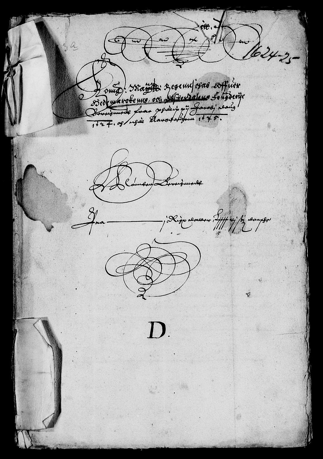 Rentekammeret inntil 1814, Reviderte regnskaper, Lensregnskaper, AV/RA-EA-5023/R/Rb/Rba/L0068: Akershus len, 1623-1625