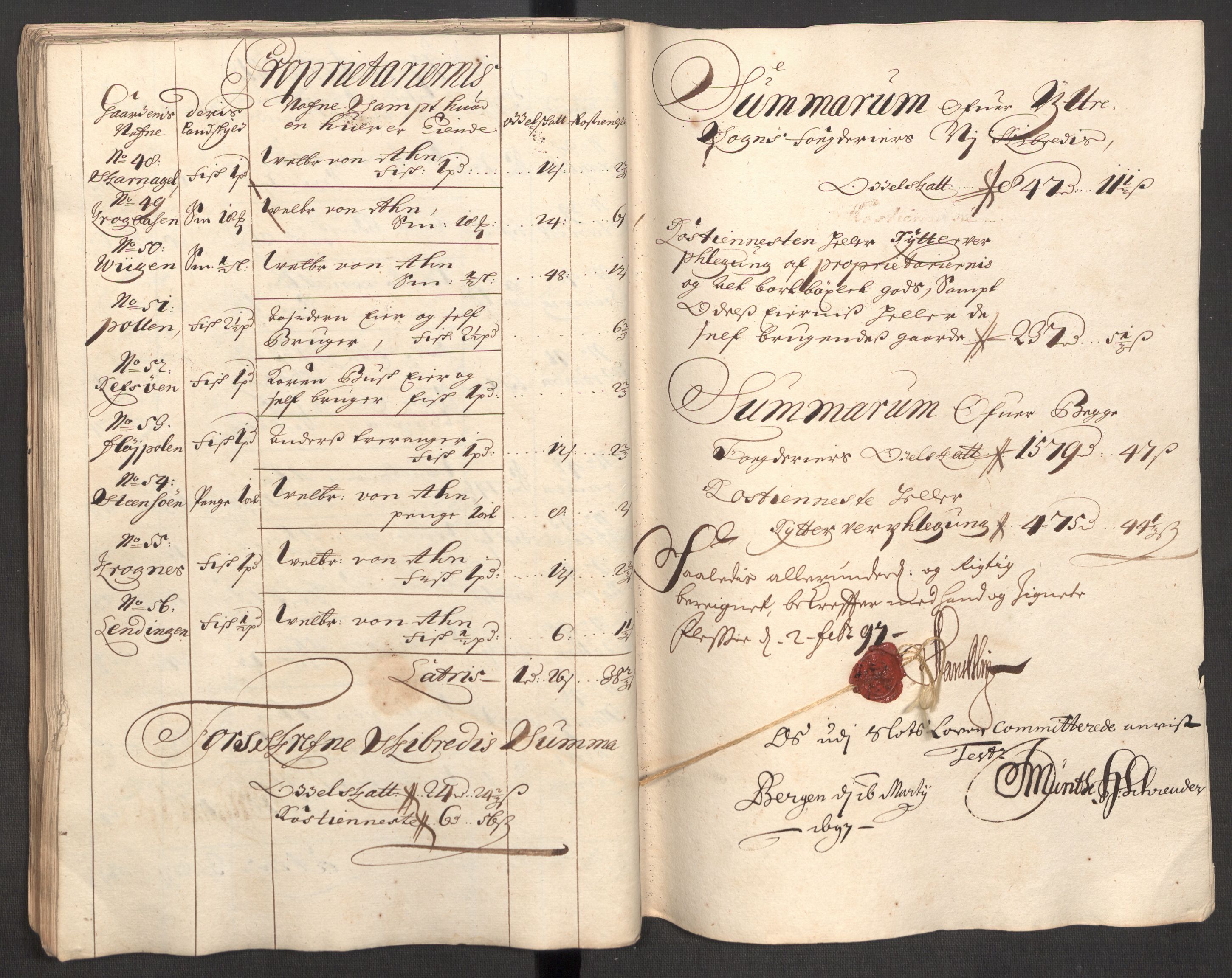 Rentekammeret inntil 1814, Reviderte regnskaper, Fogderegnskap, RA/EA-4092/R52/L3309: Fogderegnskap Sogn, 1696-1697, p. 95