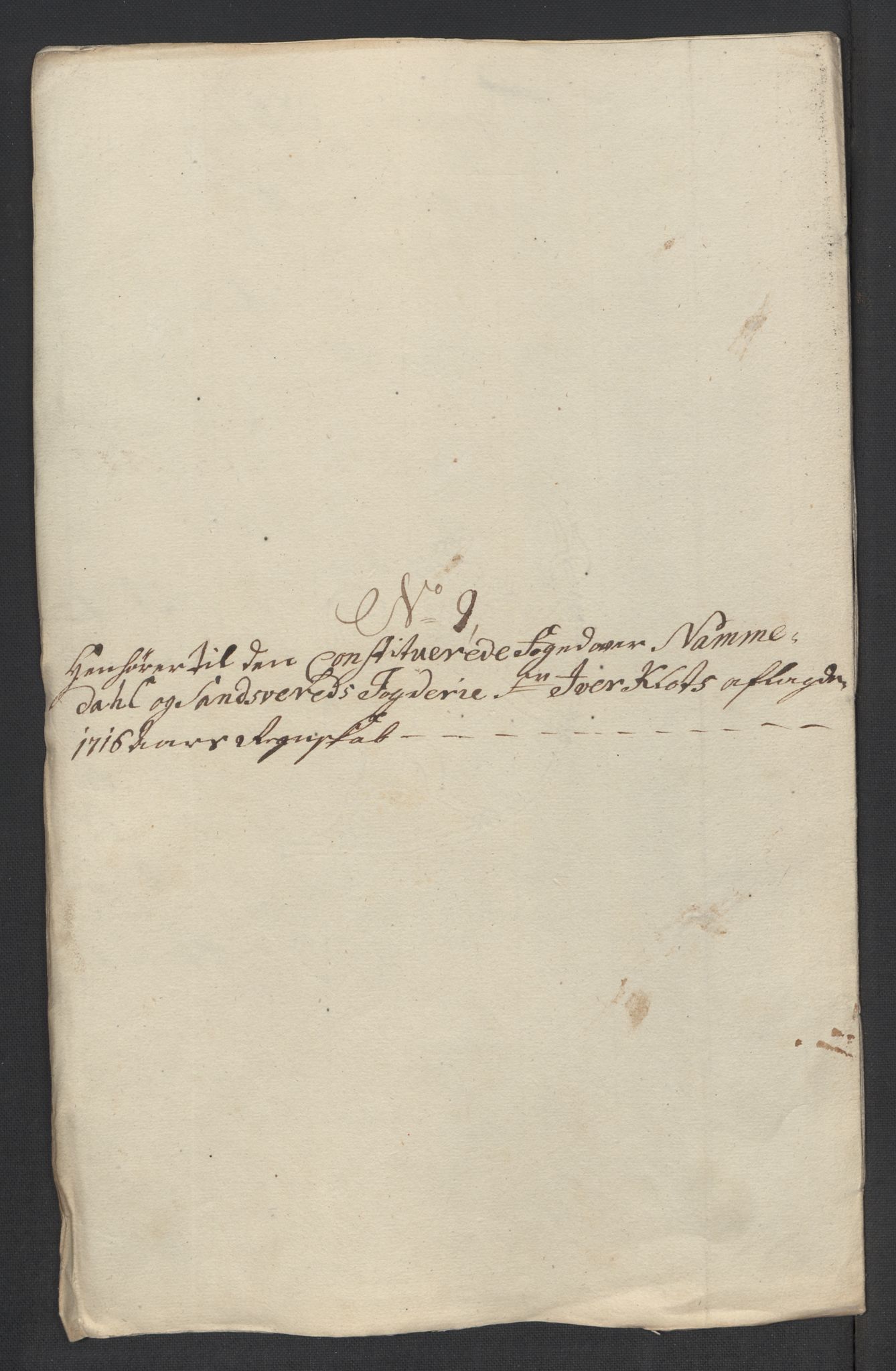 Rentekammeret inntil 1814, Reviderte regnskaper, Fogderegnskap, RA/EA-4092/R24/L1592: Fogderegnskap Numedal og Sandsvær, 1716, p. 244