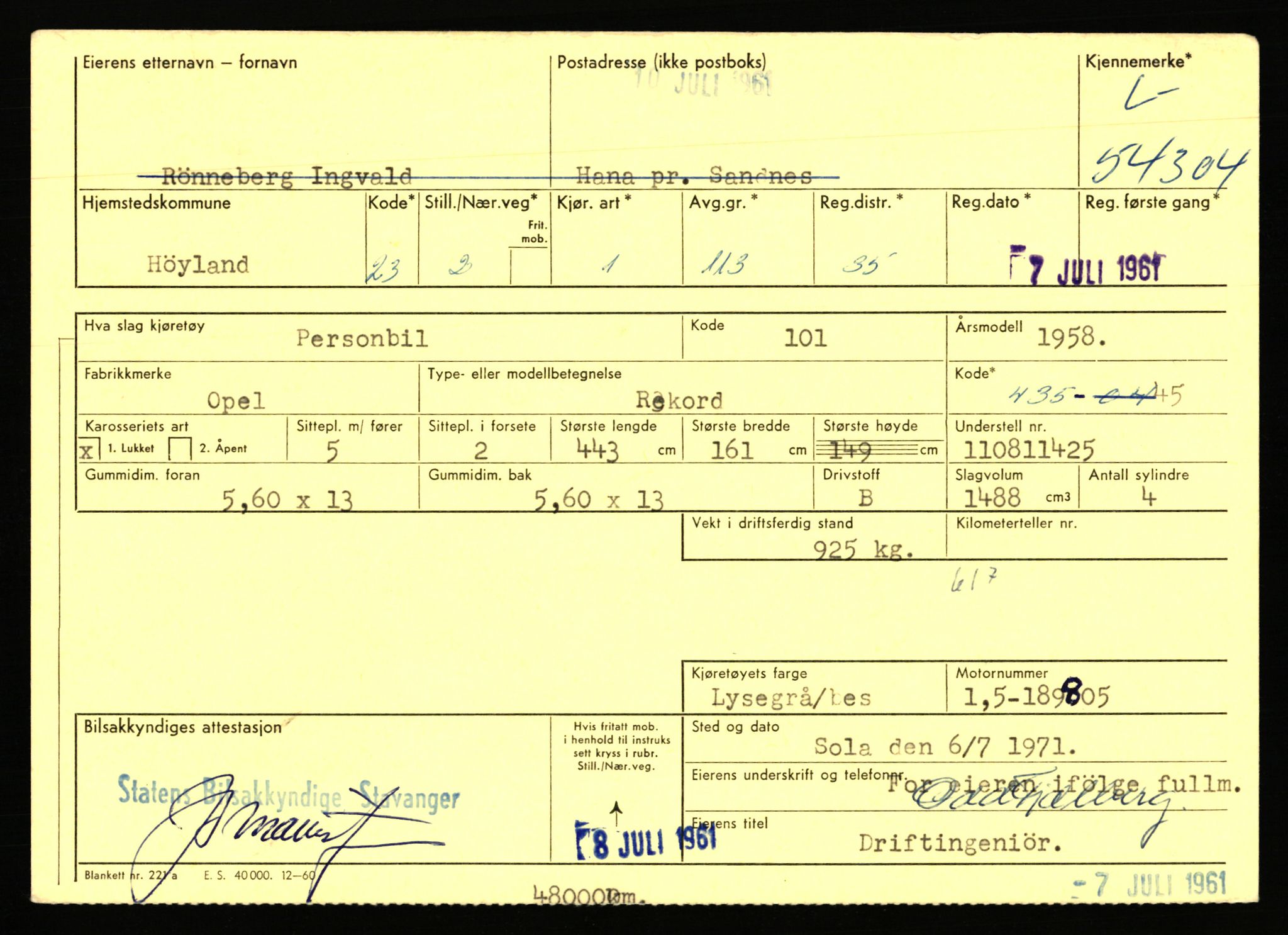 Stavanger trafikkstasjon, AV/SAST-A-101942/0/F/L0054: L-54200 - L-55699, 1930-1971, p. 217