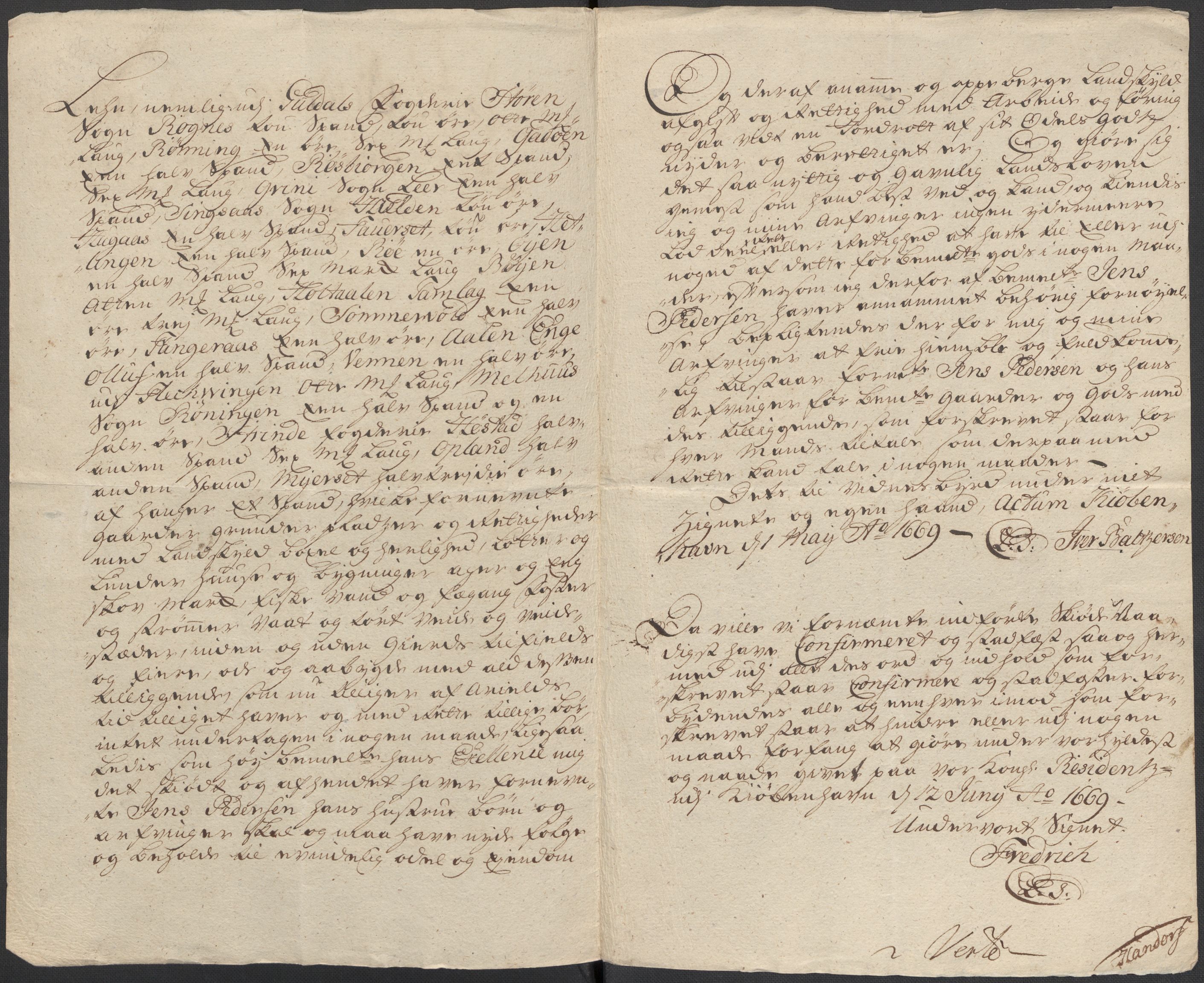 Rentekammeret, Kammerkanselliet, RA/EA-3111/G/Gg/Ggj/Ggja/L0001b: Skjøter utstedt av myndigheter i Norge og senere ombyttet med kongelige konfirmasjonsskjøter, 1663-1669, p. 428