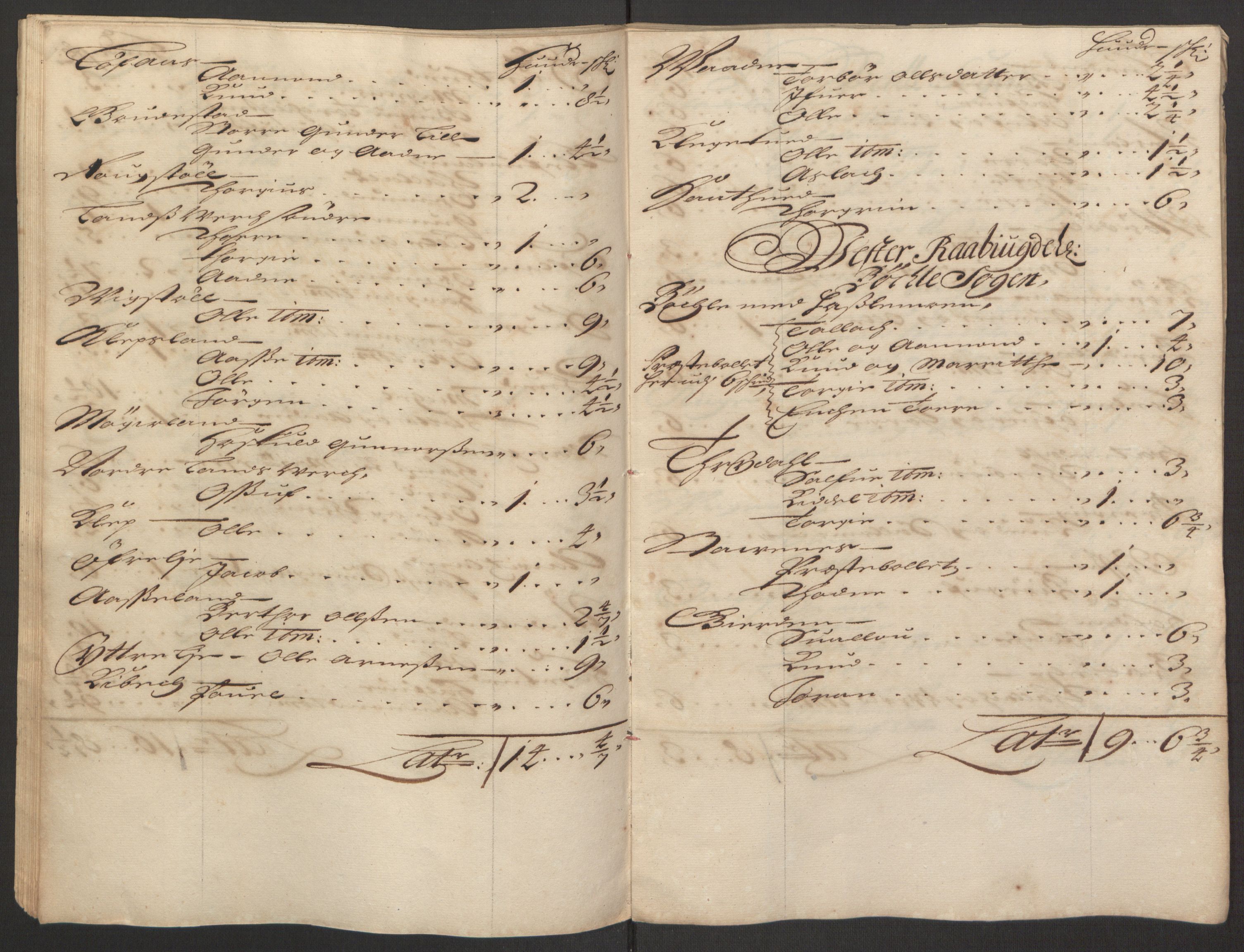 Rentekammeret inntil 1814, Reviderte regnskaper, Fogderegnskap, AV/RA-EA-4092/R40/L2444: Fogderegnskap Råbyggelag, 1693-1696, p. 146