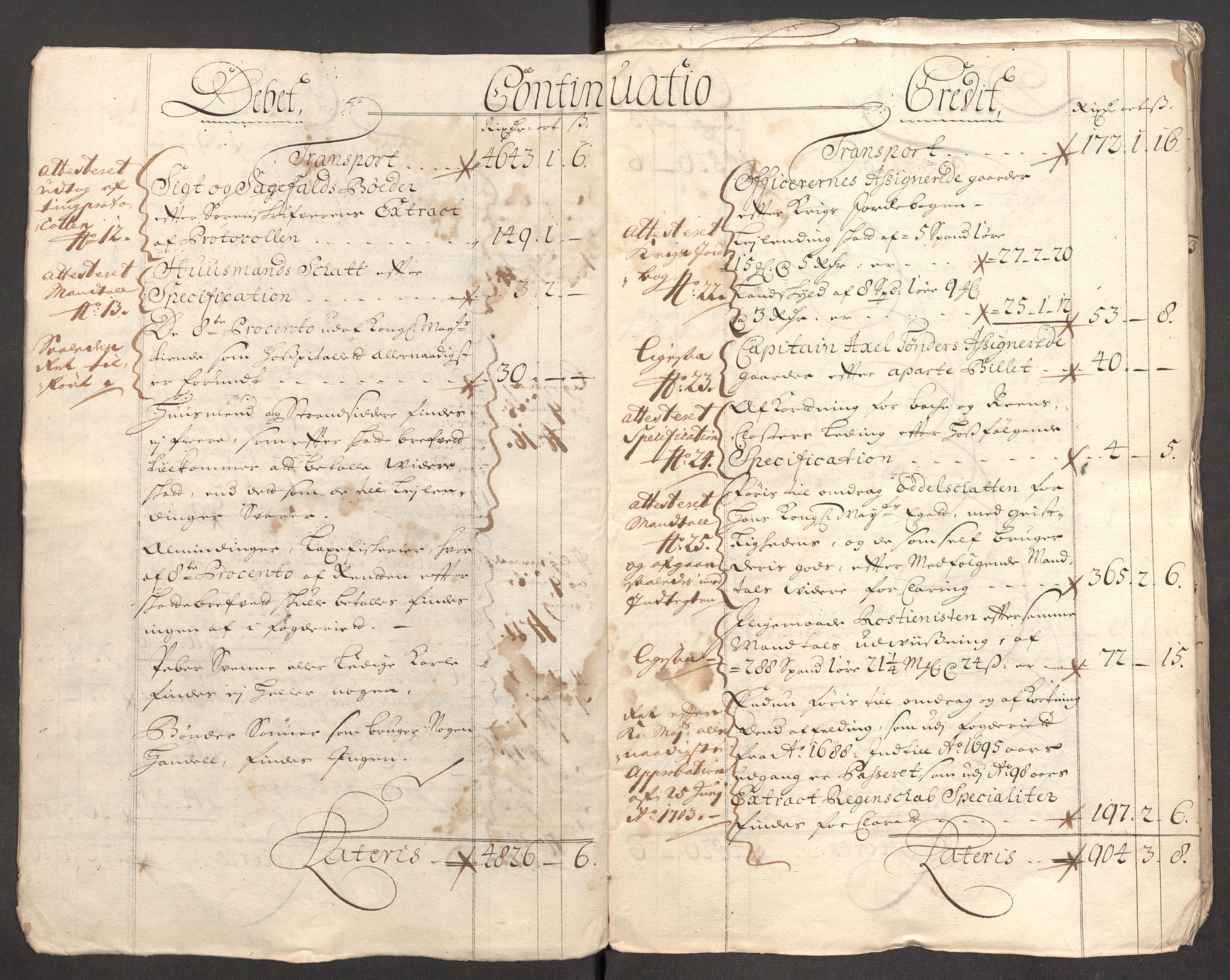 Rentekammeret inntil 1814, Reviderte regnskaper, Fogderegnskap, RA/EA-4092/R60/L3952: Fogderegnskap Orkdal og Gauldal, 1702, p. 6
