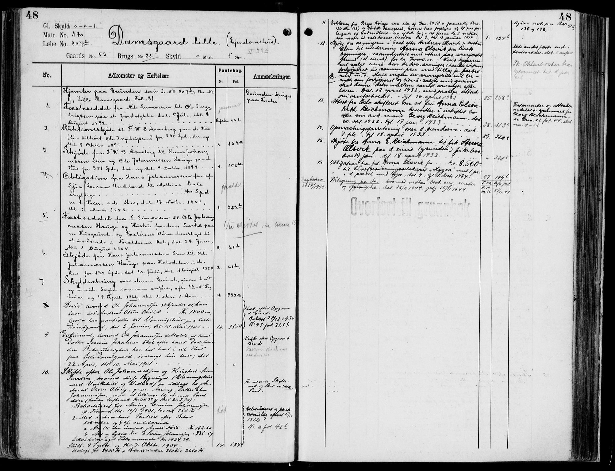 Midhordland sorenskriveri, AV/SAB-A-3001/1/G/Ga/Gab/L0113: Mortgage register no. II.A.b.113, p. 48