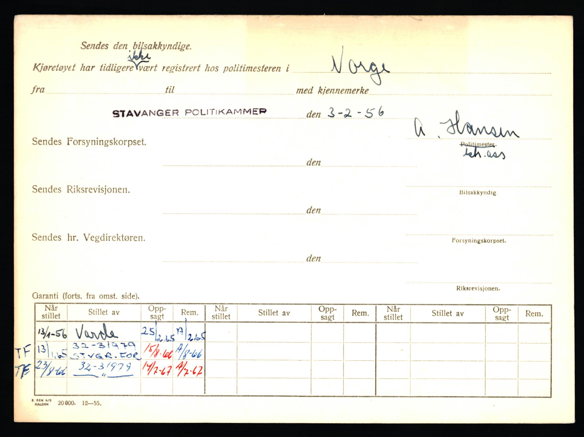 Stavanger trafikkstasjon, AV/SAST-A-101942/0/F/L0006: L-1700 - L-2149, 1930-1971, p. 1860