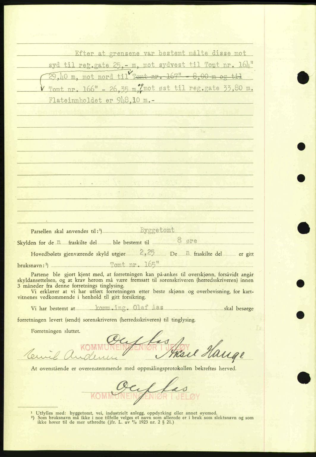 Moss sorenskriveri, AV/SAO-A-10168: Mortgage book no. A9, 1941-1942, Diary no: : 2506/1941