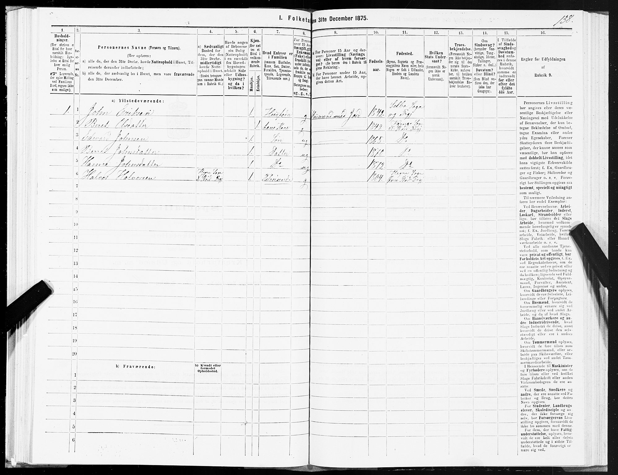 SAT, 1875 census for 1714P Nedre Stjørdal, 1875, p. 7138