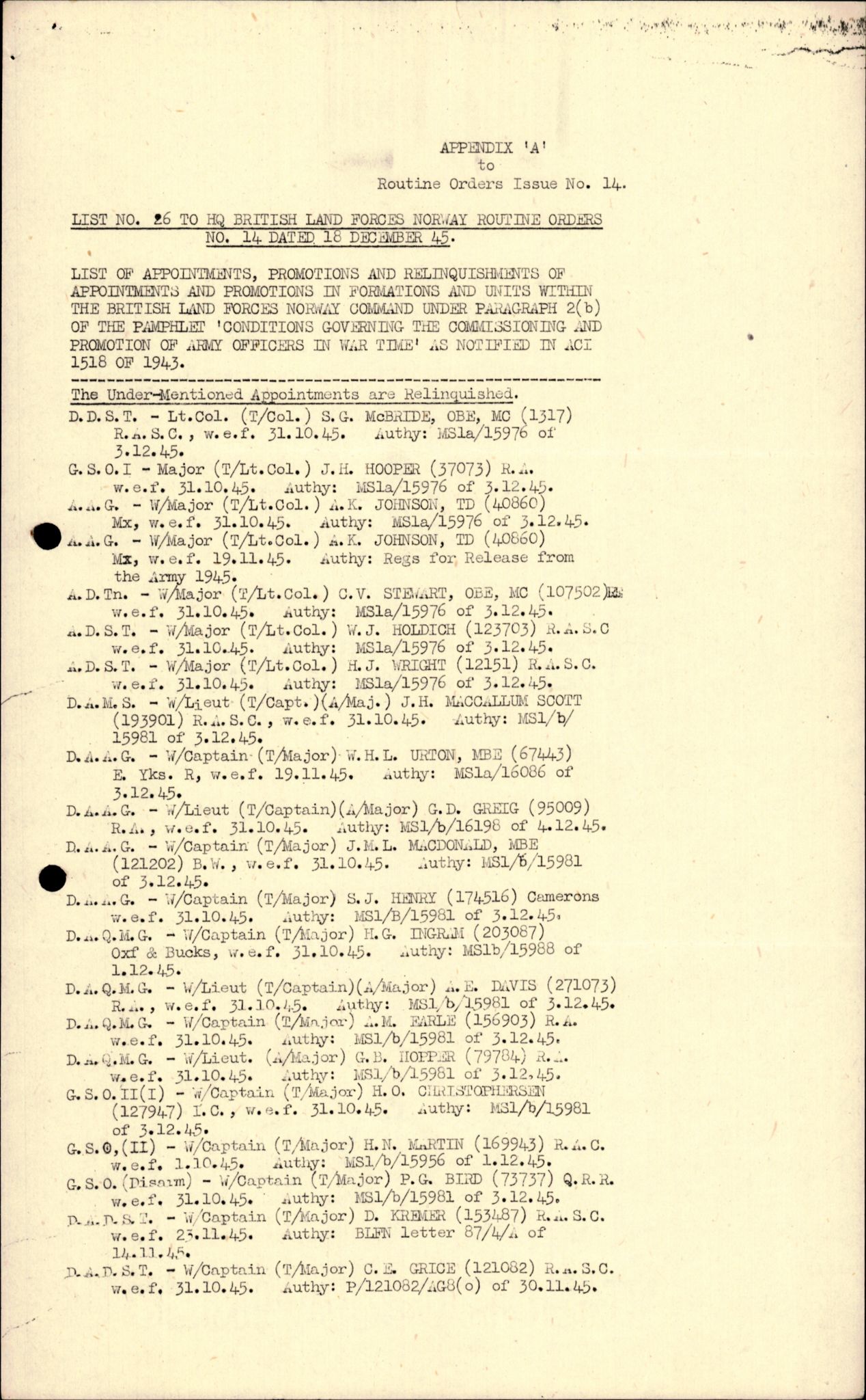 Forsvarets Overkommando. 2 kontor. Arkiv 11.4. Spredte tyske arkivsaker, AV/RA-RAFA-7031/D/Dar/Darc/L0017: FO.II, 1945, p. 542