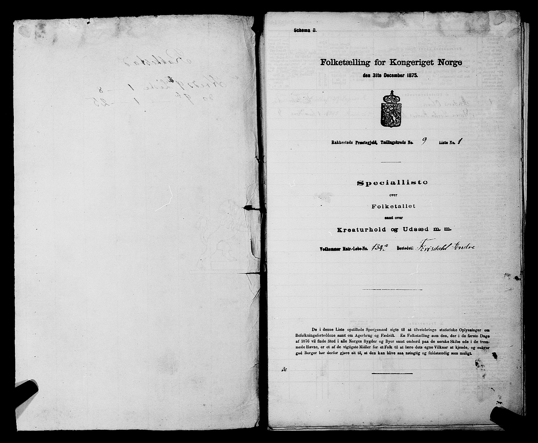 RA, 1875 census for 0128P Rakkestad, 1875, p. 1103