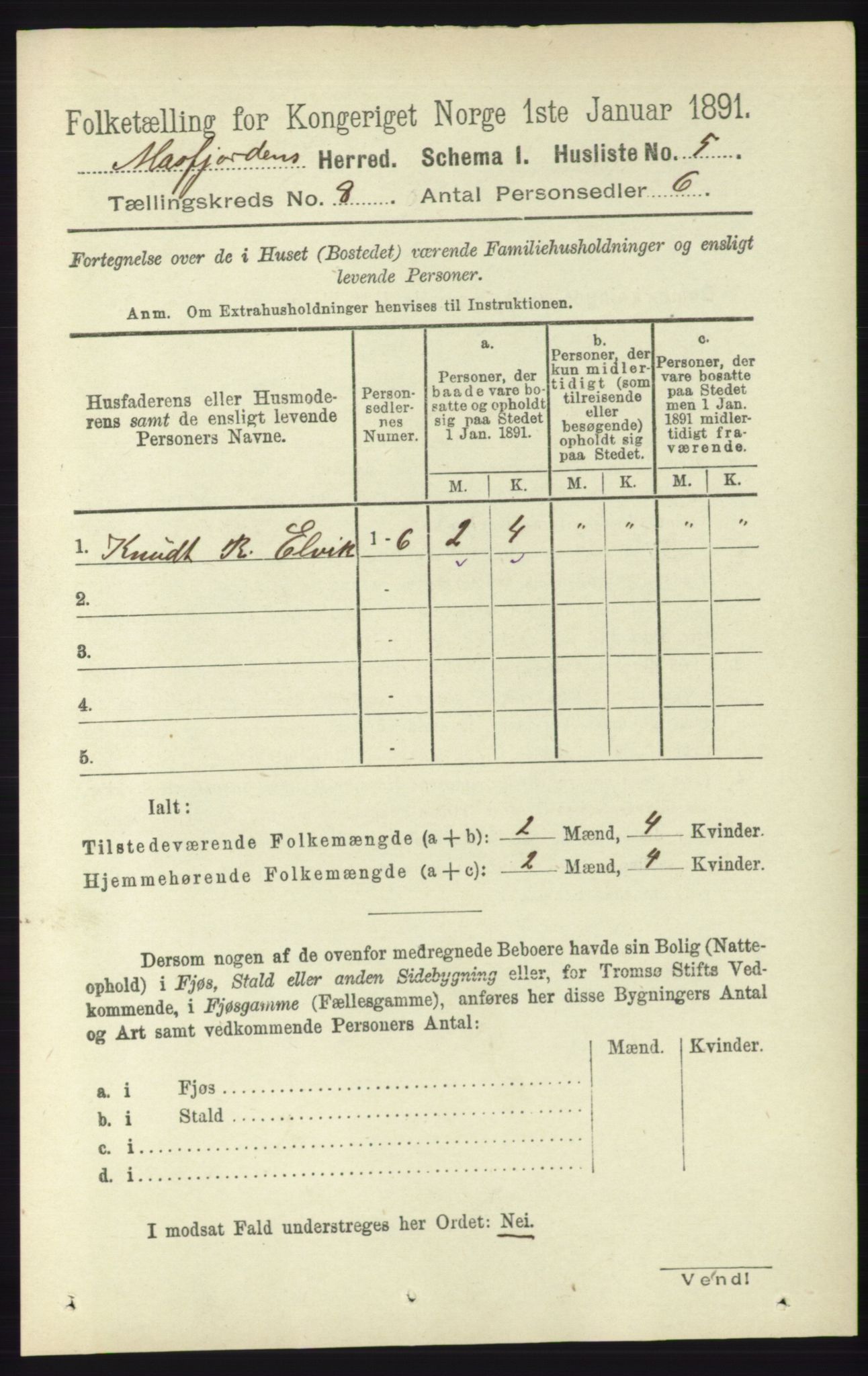 RA, 1891 census for 1266 Masfjorden, 1891, p. 1517