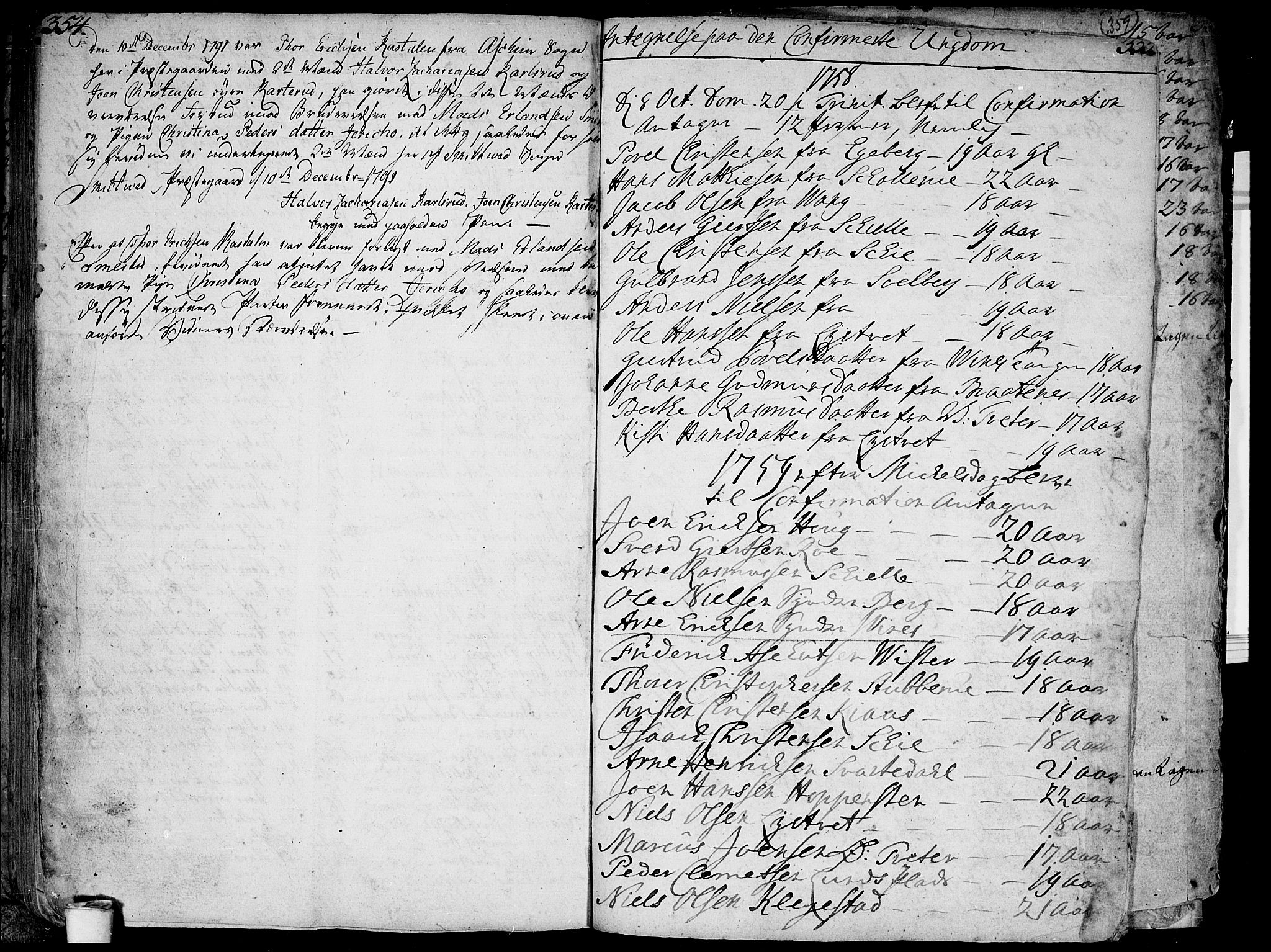 Skiptvet prestekontor Kirkebøker, SAO/A-20009/F/Fa/L0003: Parish register (official) no. 3, 1758-1793, p. 354-355