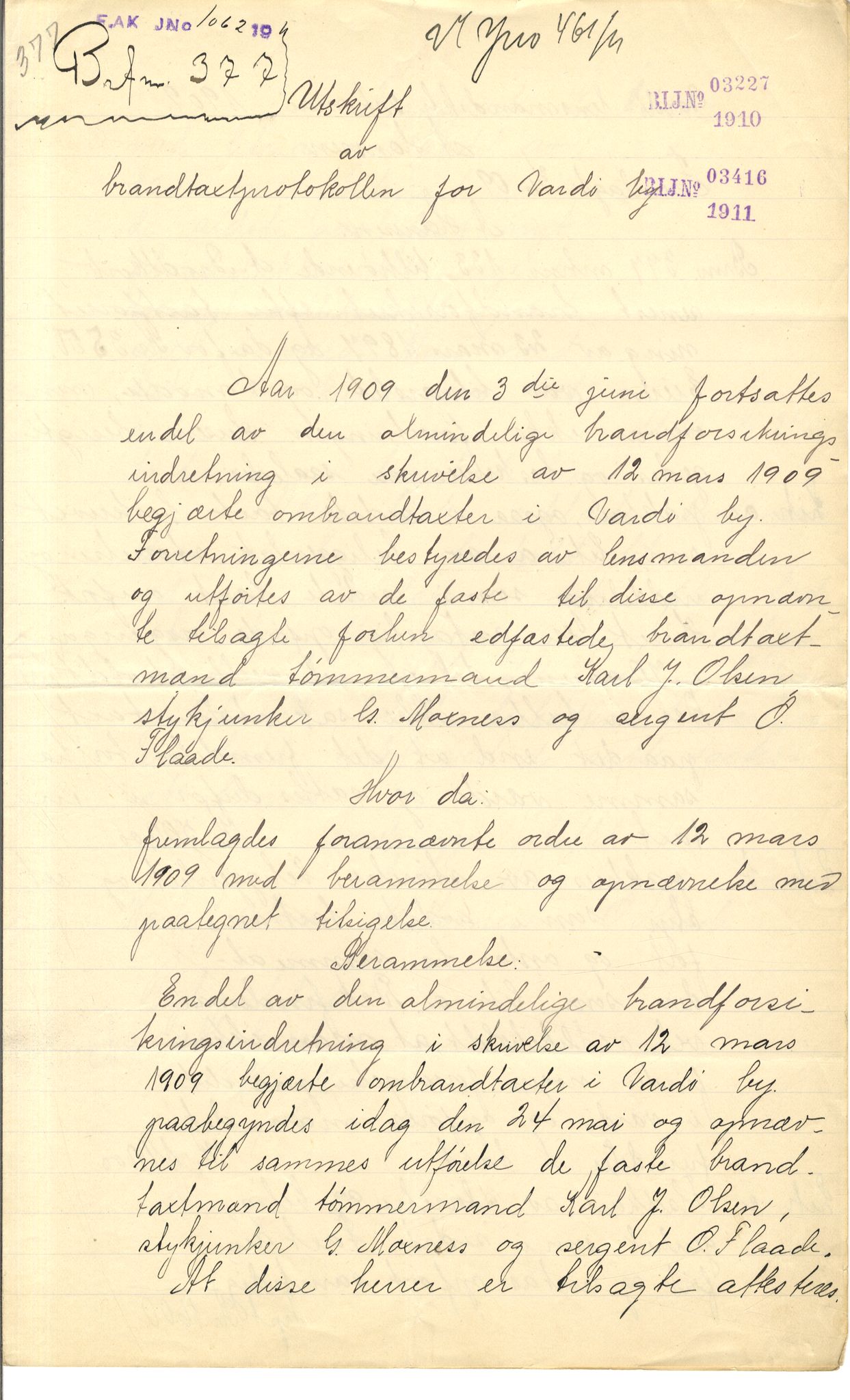 Brodtkorb handel A/S, VAMU/A-0001/Q/Qb/L0001: Skjøter og grunnbrev i Vardø by, 1822-1943, p. 133