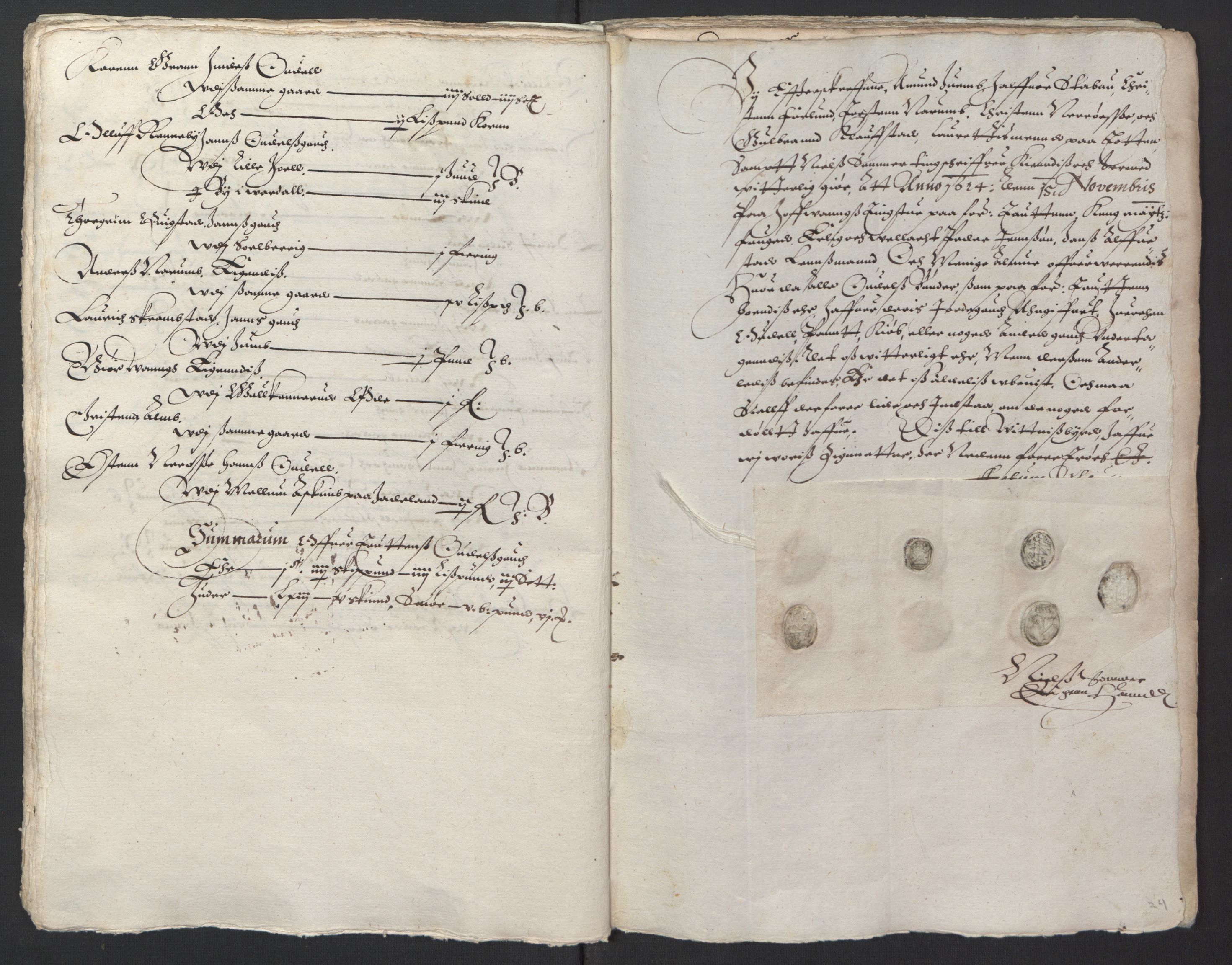 Stattholderembetet 1572-1771, AV/RA-EA-2870/Ek/L0008/0002: Jordebøker til utlikning av rosstjeneste 1624-1626: / Odelsjordebøker for Akershus len, 1624-1626, p. 61