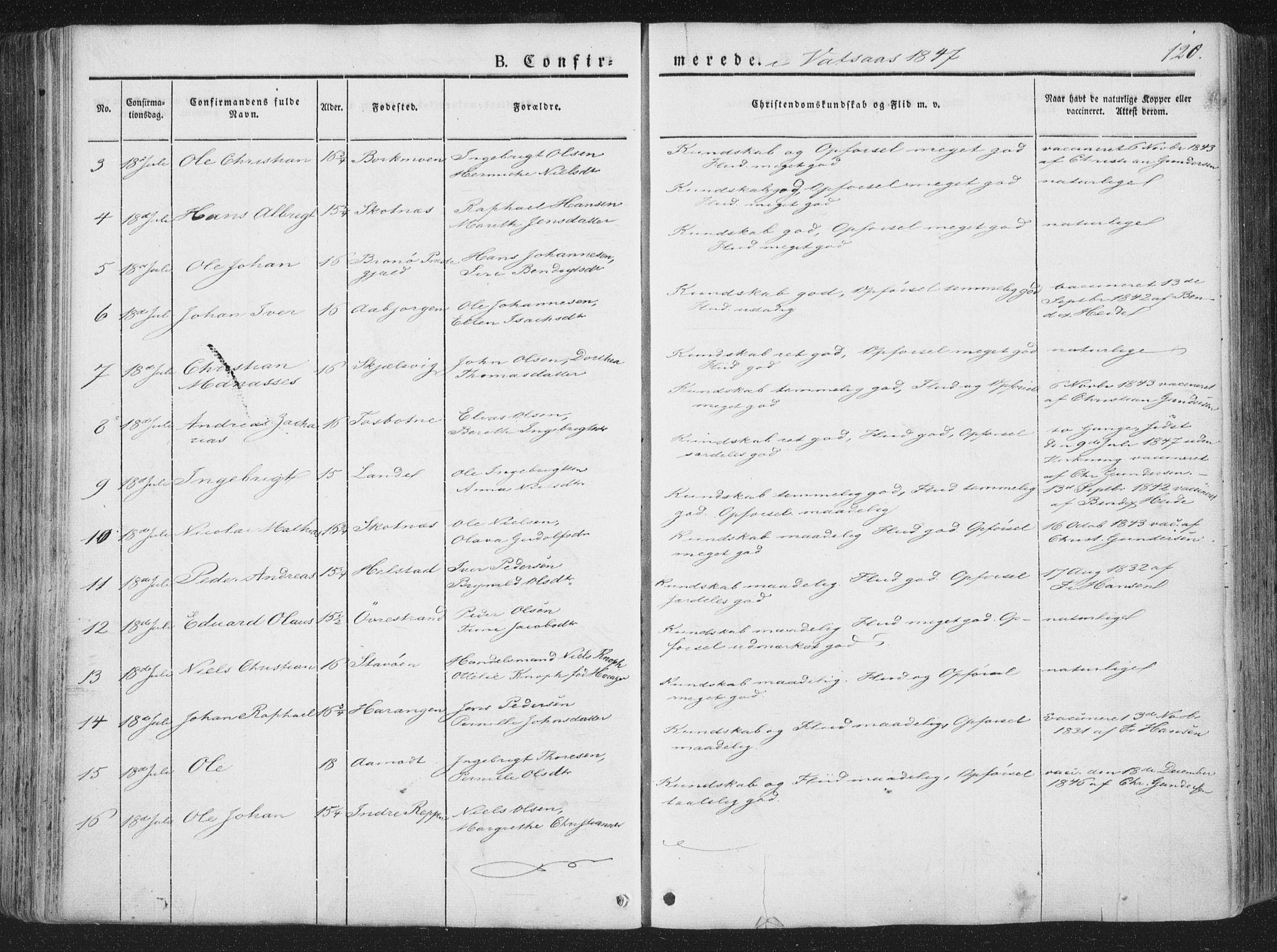 Ministerialprotokoller, klokkerbøker og fødselsregistre - Nordland, AV/SAT-A-1459/810/L0144: Parish register (official) no. 810A07 /1, 1841-1862, p. 120