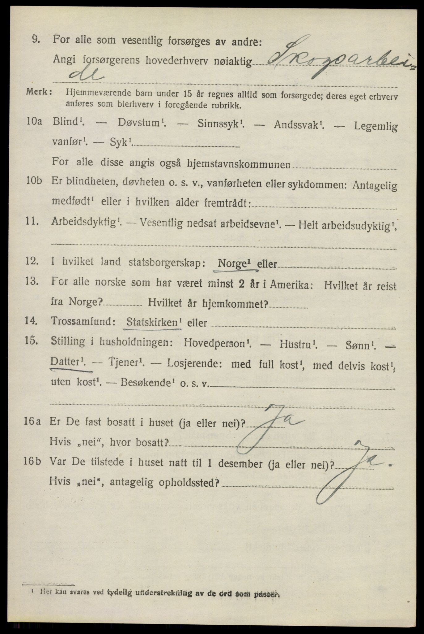 SAO, 1920 census for Lørenskog, 1920, p. 6109