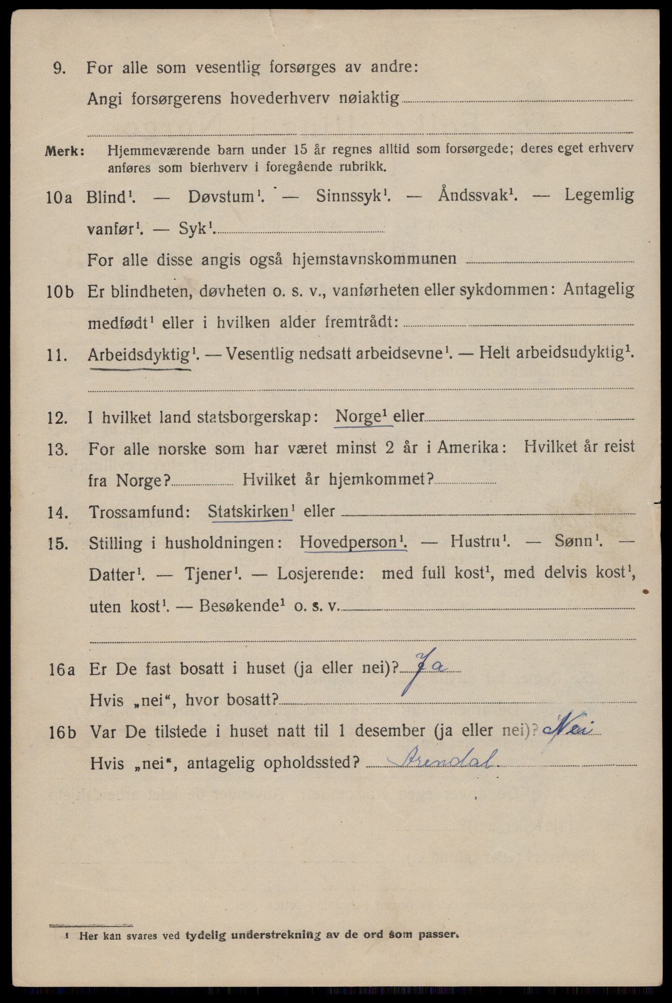 SAST, 1920 census for Haugesund, 1920, p. 14358