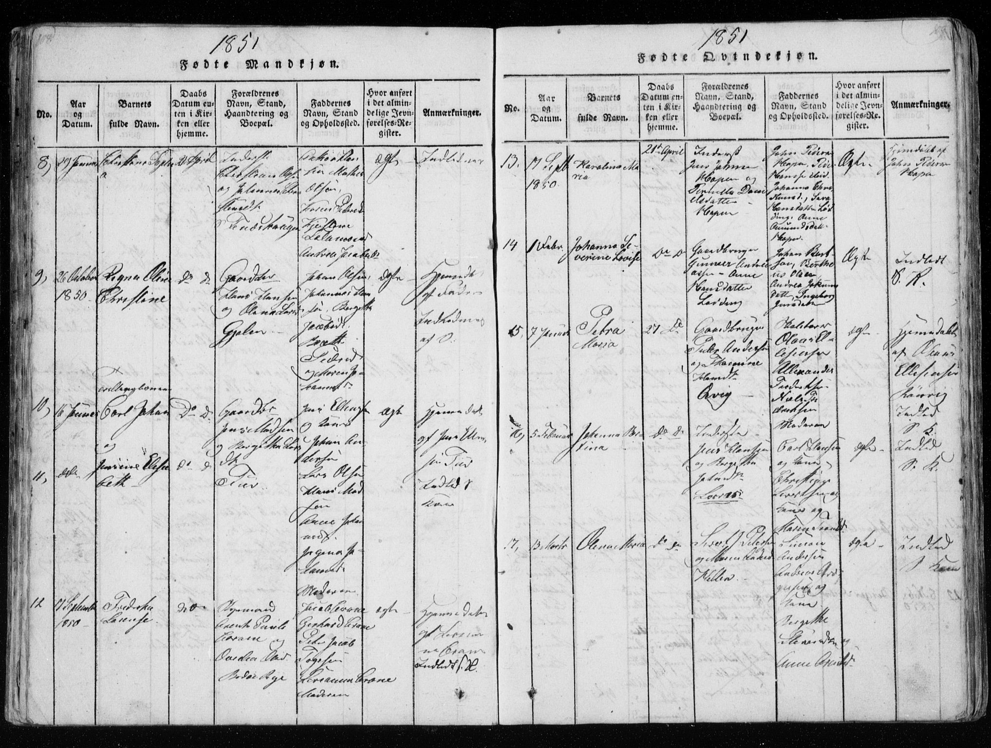 Ministerialprotokoller, klokkerbøker og fødselsregistre - Nordland, AV/SAT-A-1459/801/L0026: Parish register (copy) no. 801C01, 1820-1855, p. 108-109