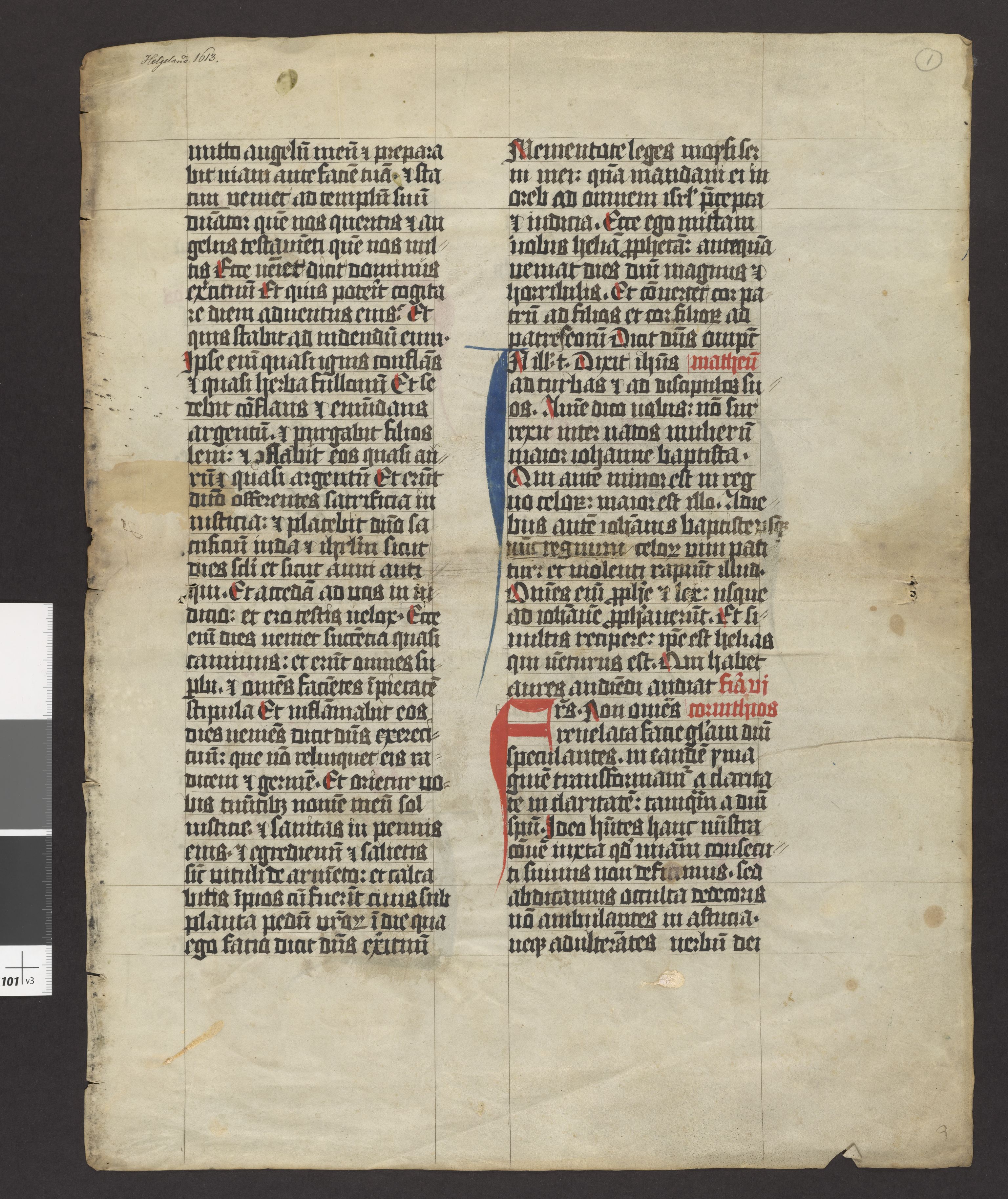 Riksarkivets diplomsamling, AV/RA-EA-5965/F27/F27A/F27Ab/L0002: Latinske fragmenter stort format, 1100-1536, p. 2