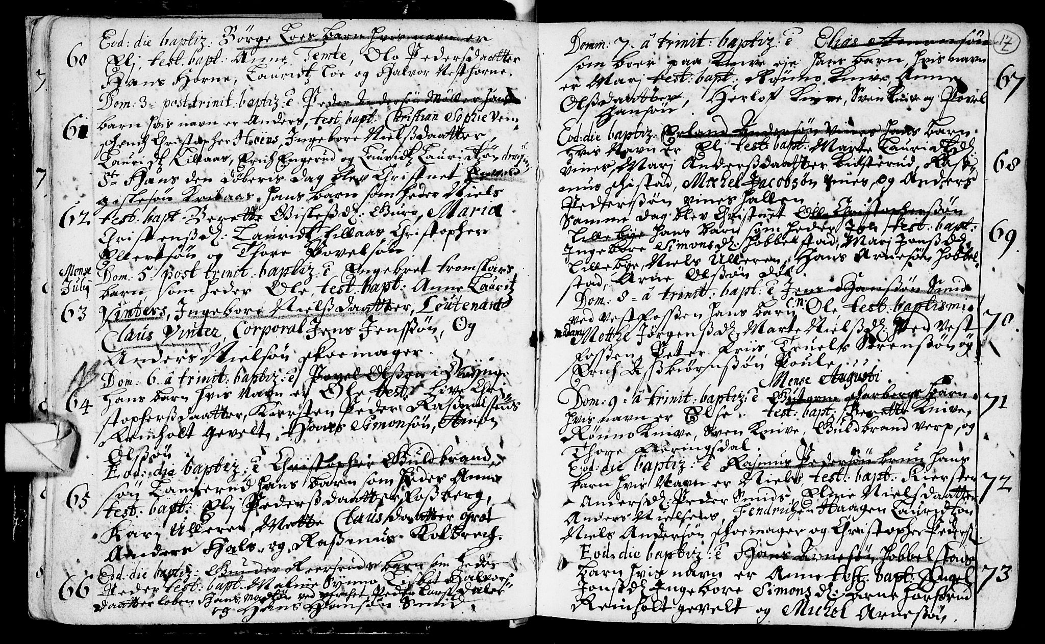 Eiker kirkebøker, AV/SAKO-A-4/F/Fa/L0002: Parish register (official) no. I 2, 1705-1724, p. 17