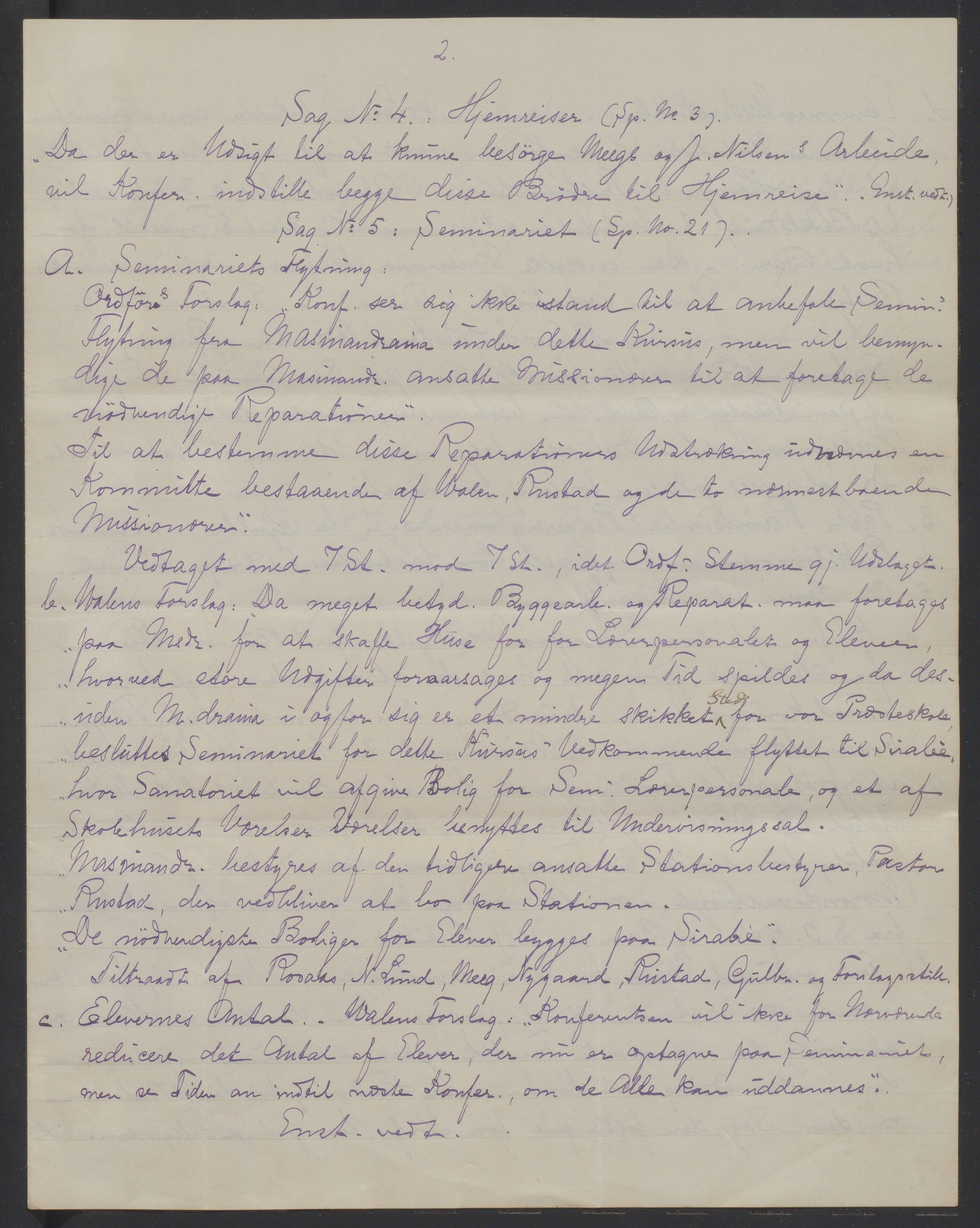 Det Norske Misjonsselskap - hovedadministrasjonen, VID/MA-A-1045/D/Da/Daa/L0038/0001: Konferansereferat og årsberetninger / Konferansereferat fra Madagaskar Innland., 1890