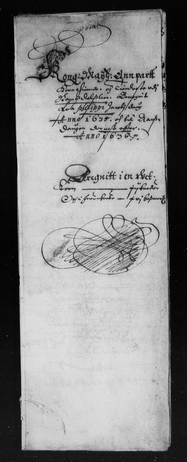 Rentekammeret inntil 1814, Reviderte regnskaper, Lensregnskaper, RA/EA-5023/R/Rb/Rbw/L0057: Trondheim len, 1635-1636