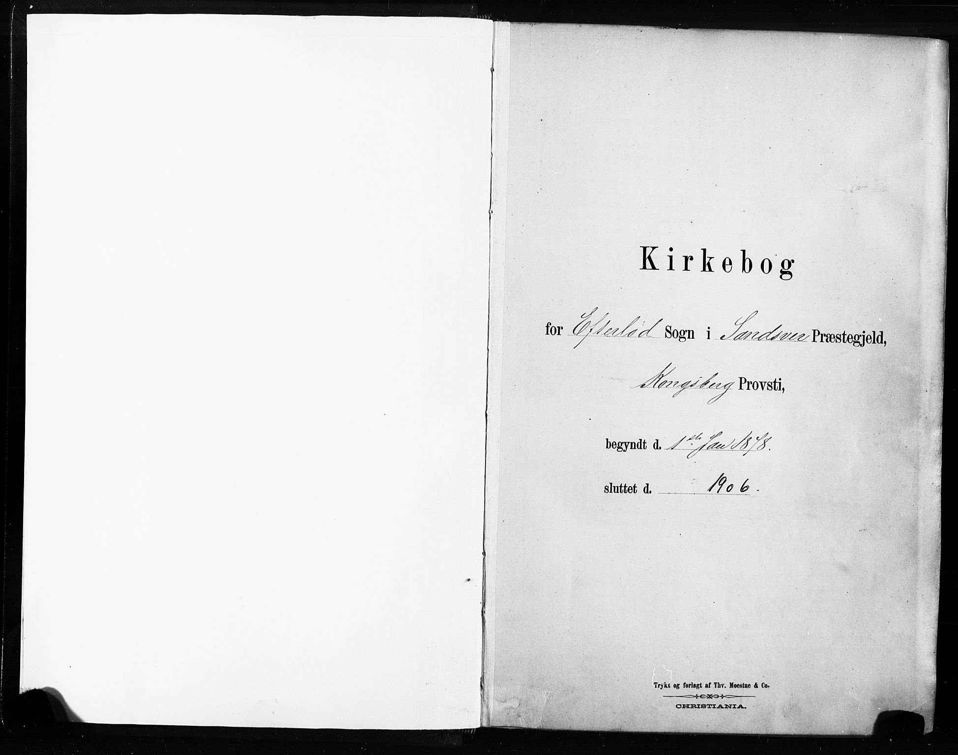 Sandsvær kirkebøker, SAKO/A-244/F/Fb/L0001: Parish register (official) no. II 1, 1878-1906